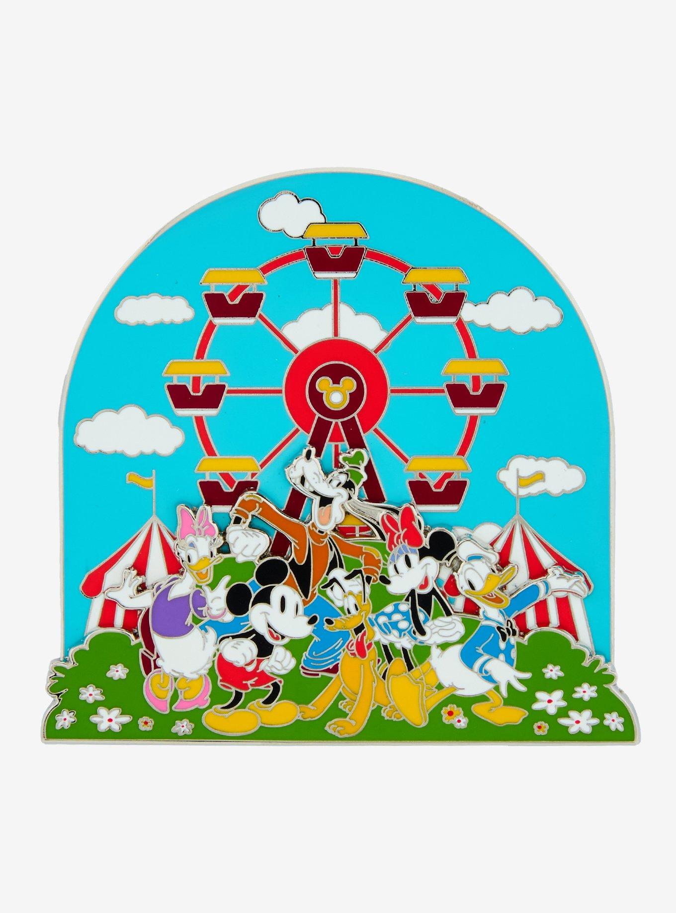 Loungefly Disney Mickey & Friends Fair Layered Limited Edition Enamel Pin - BoxLunch Exclusive, , alternate