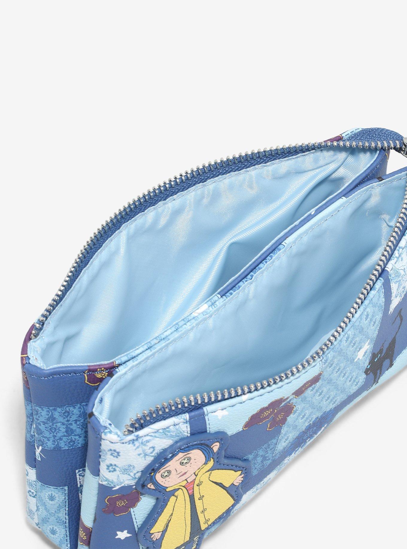 Coraline Doll Patchwork Makeup Bag, , alternate