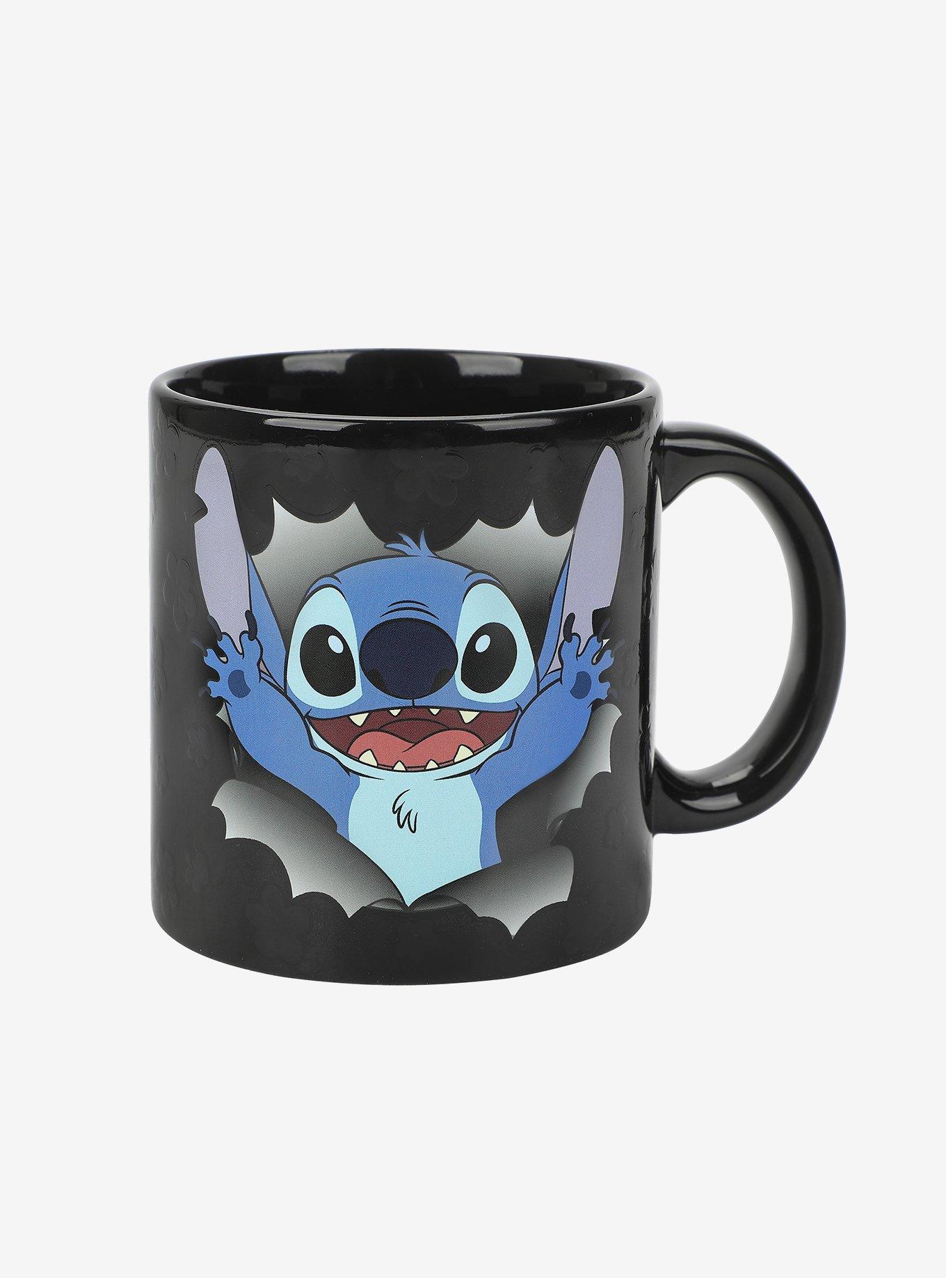 Disney Stitch Flowers Heat Reactive Mug, , hi-res