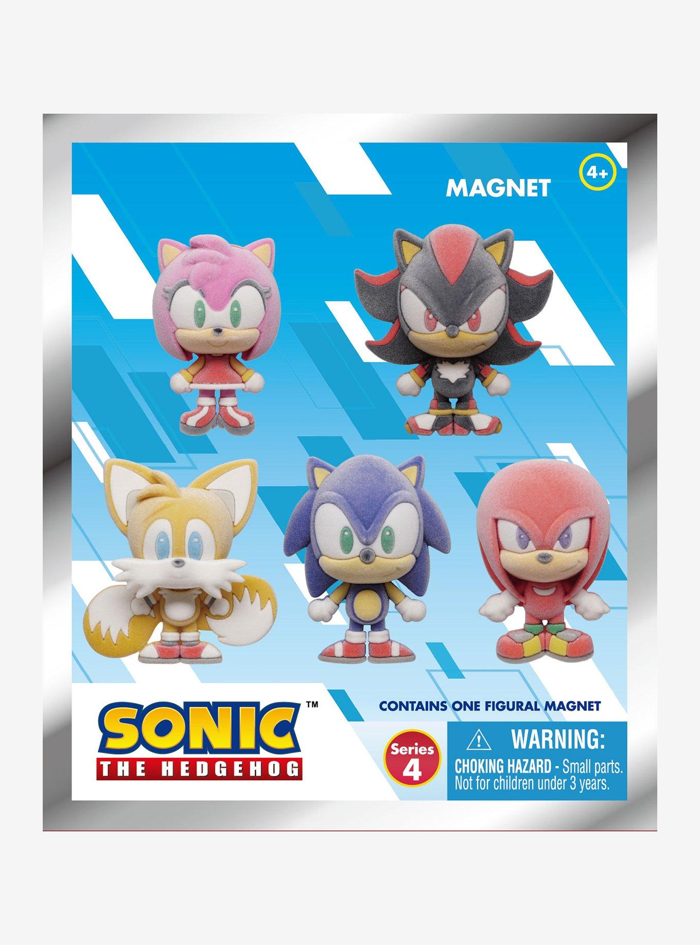 Sonic The Hedgehog (Series 4) Flocked Blind Bag Magnet, , hi-res