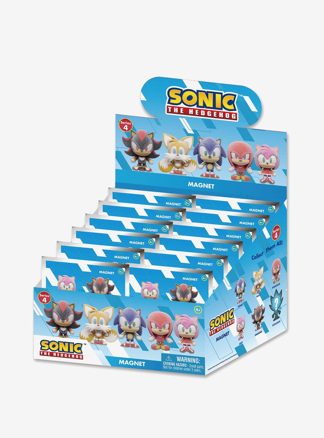 Sonic The Hedgehog (Series 4) Flocked Blind Bag Magnet, , alternate
