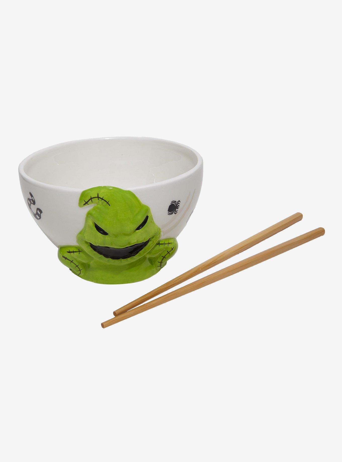 Disney The Nightmare Before Christmas Oogie Boogie Molded Ramen Bowl with Chopsticks - BoxLunch Exclusive, , alternate