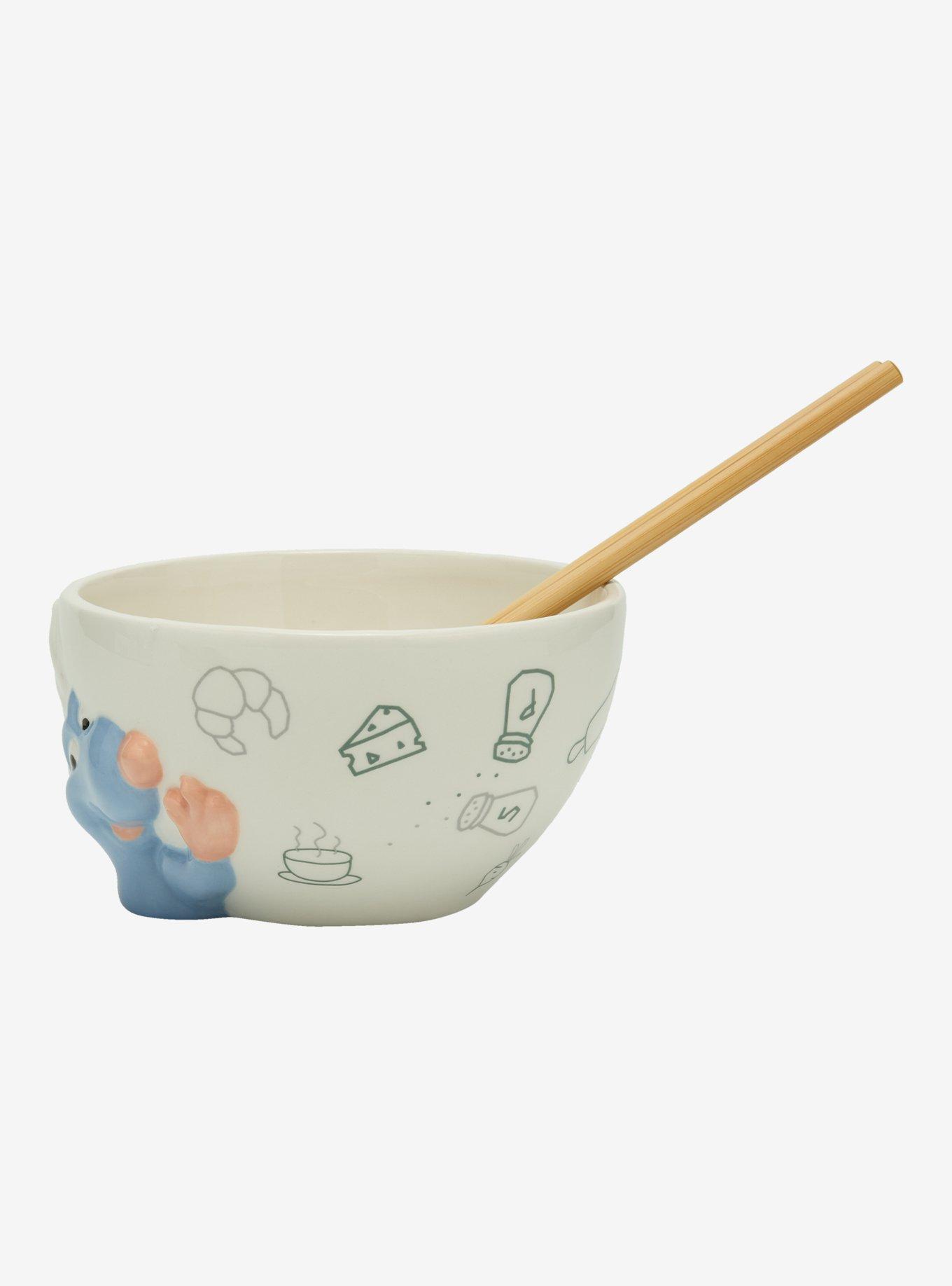 Disney Pixar Ratatouille Remy Molded Ramen Bowl with Chopsticks - BoxLunch Exclusive, , hi-res