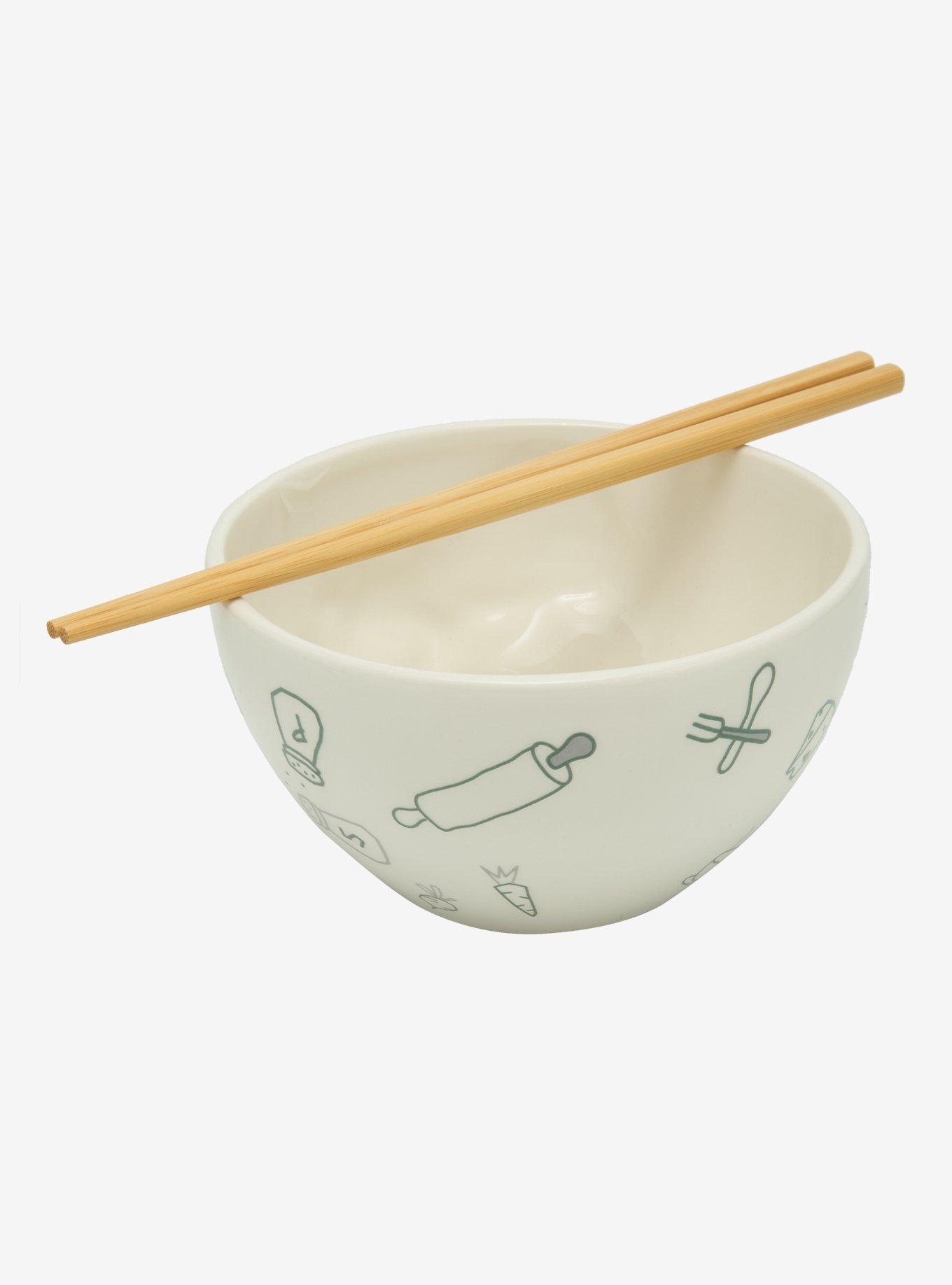 Disney Pixar Ratatouille Remy Molded Ramen Bowl with Chopsticks - BoxLunch Exclusive, , alternate