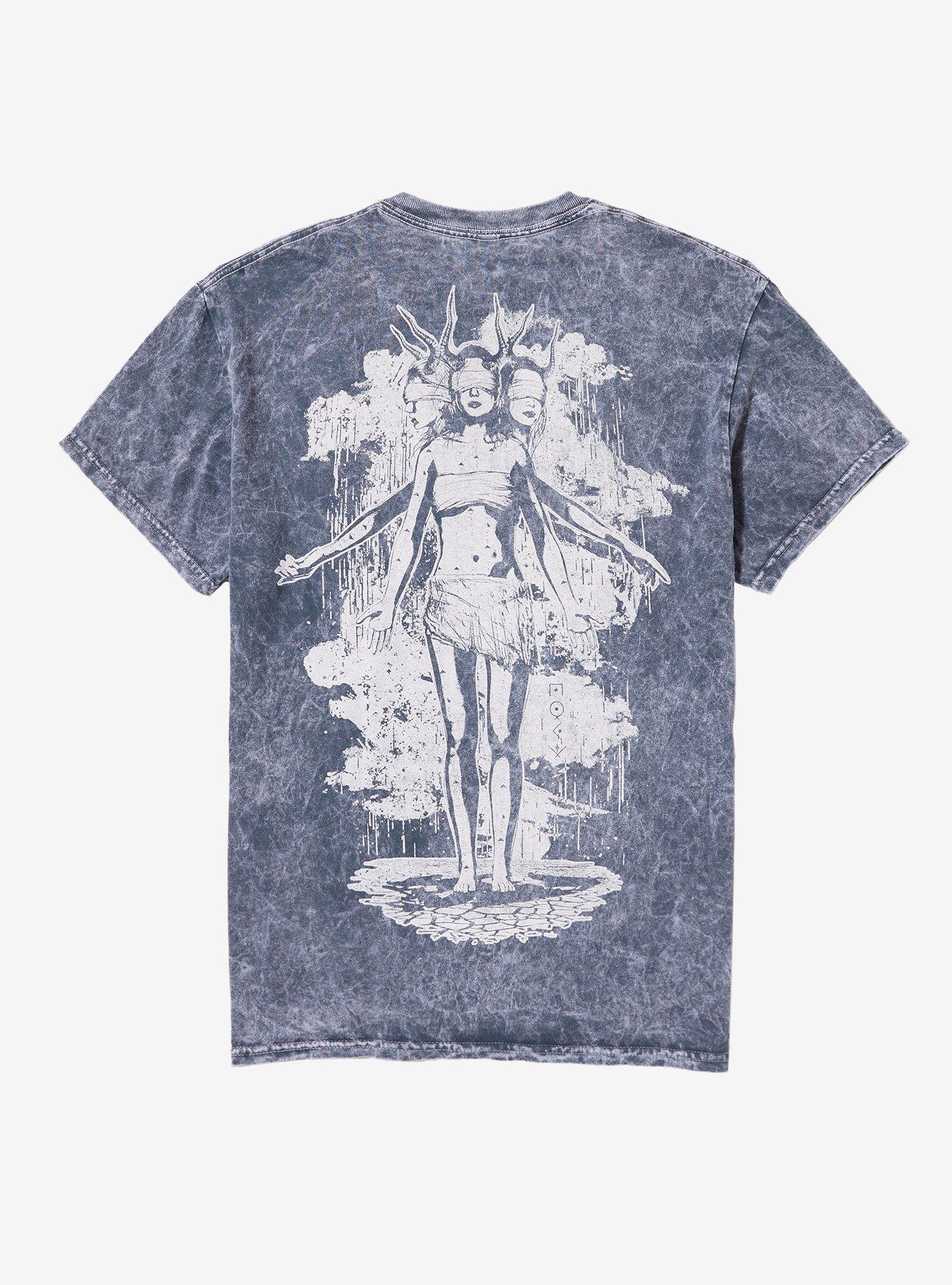 Sleep Token Blindfolded Women Mineral Wash Girls T-Shirt