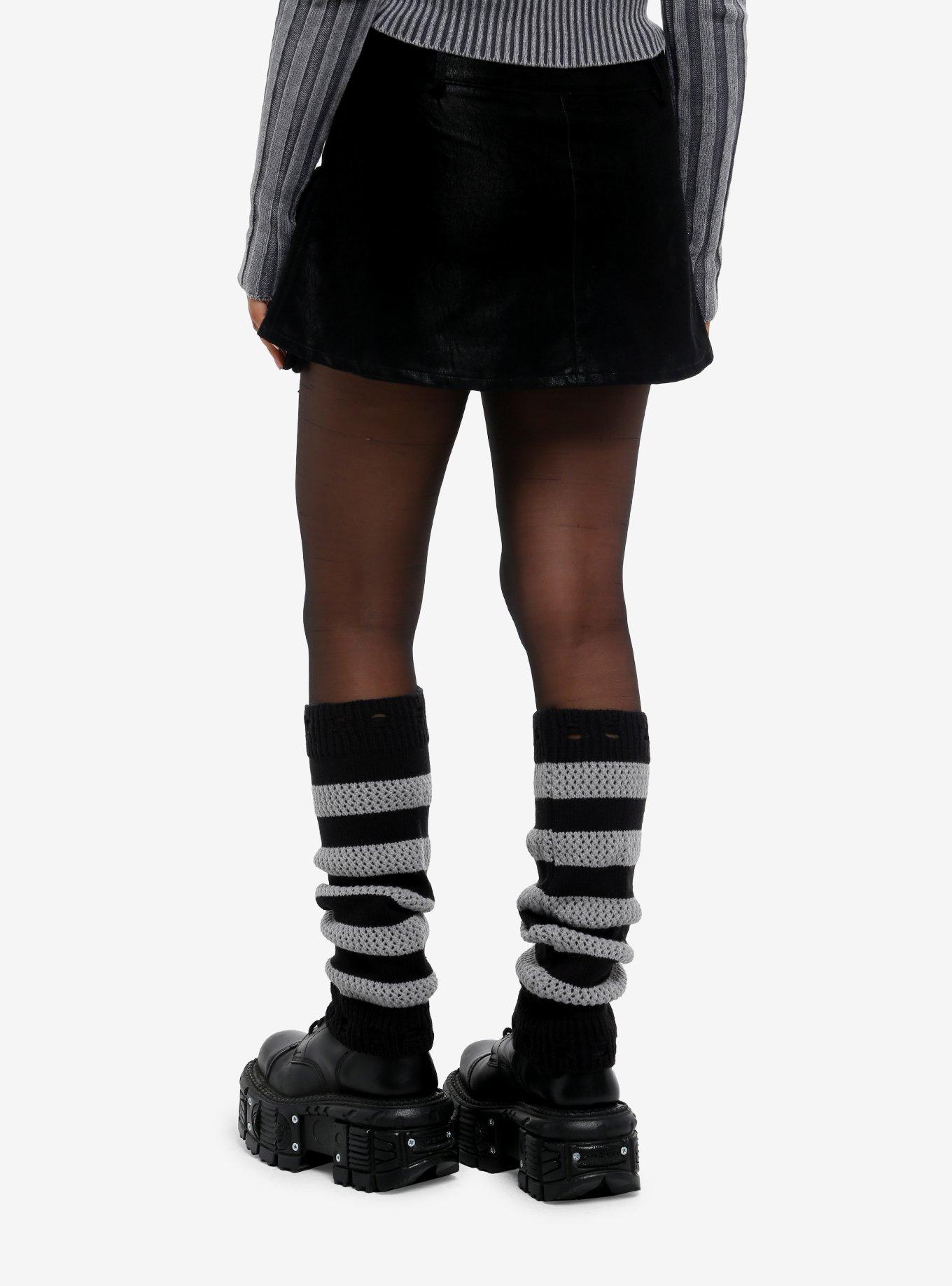 Social Collision Faux Suede Cargo Pocket Mini Skirt, , hi-res