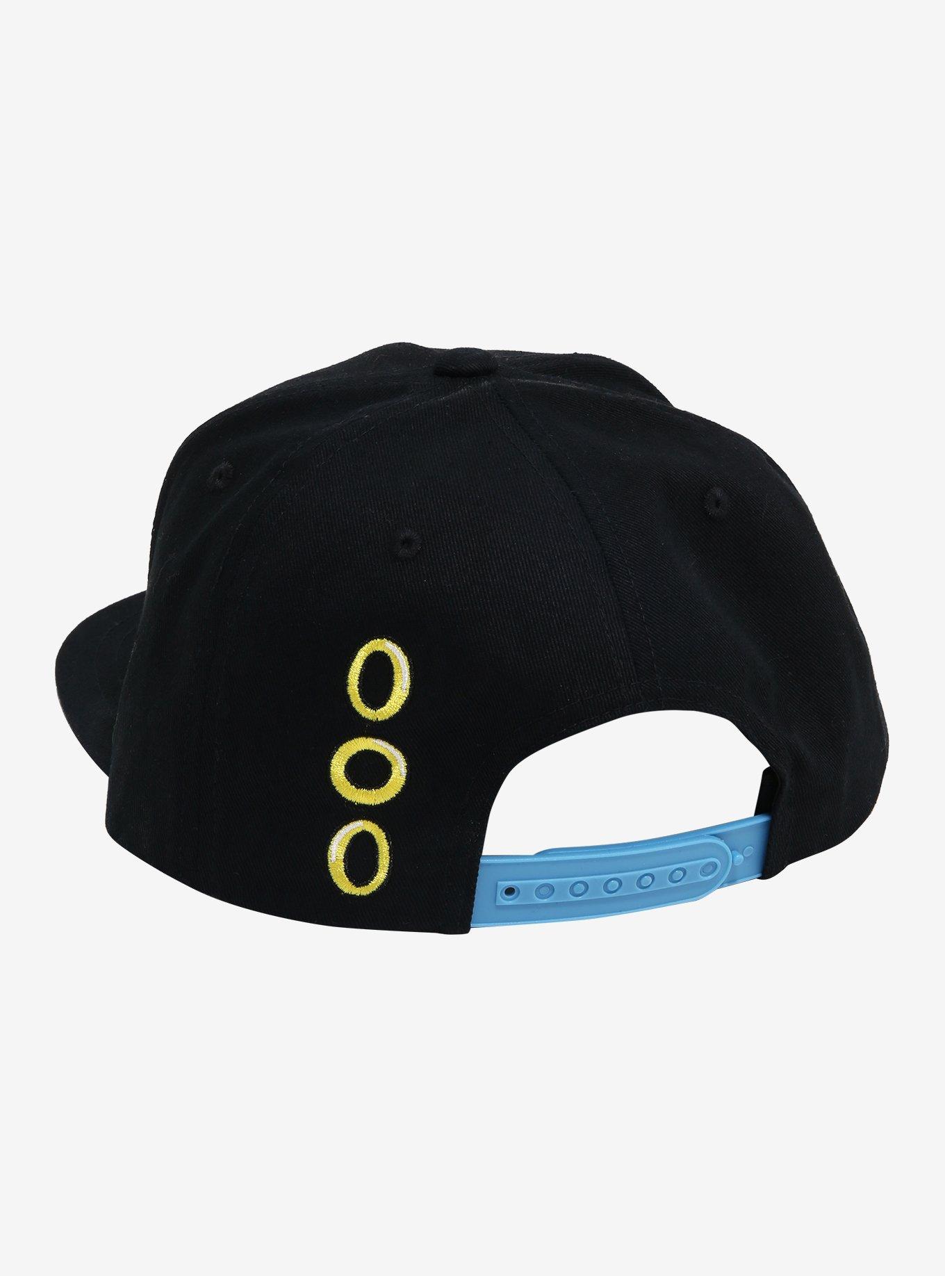Sonic The Hedgehog Icon Rings Snapback Hat, , hi-res