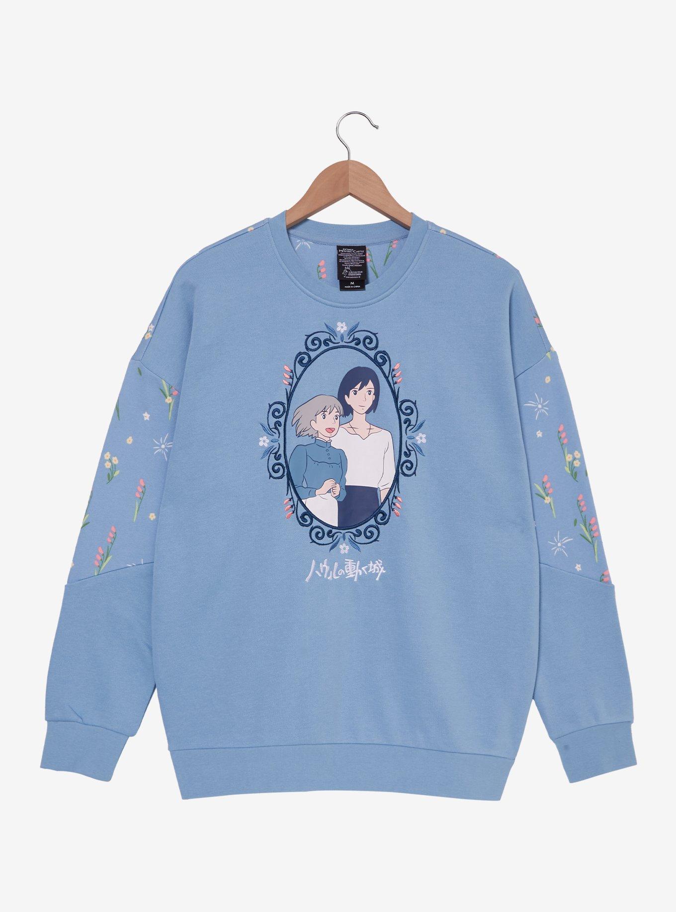 Our Universe Studio Ghibli® Howl's Moving Castle Sophie & Howl Portrait Crewneck — BoxLunch Exclusive, , hi-res