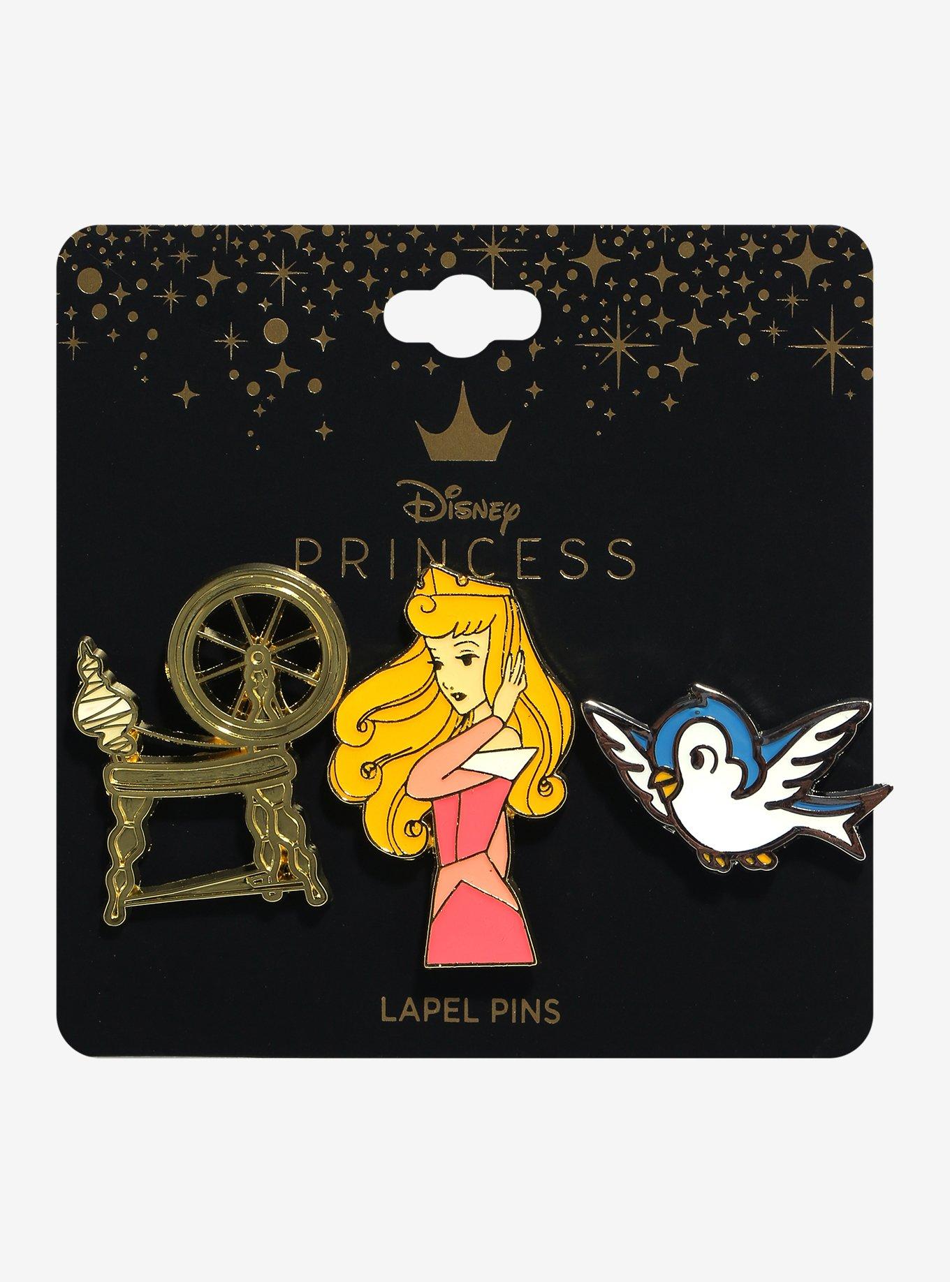 Disney Sleeping Beauty Icons Enamel Pin Set, , hi-res