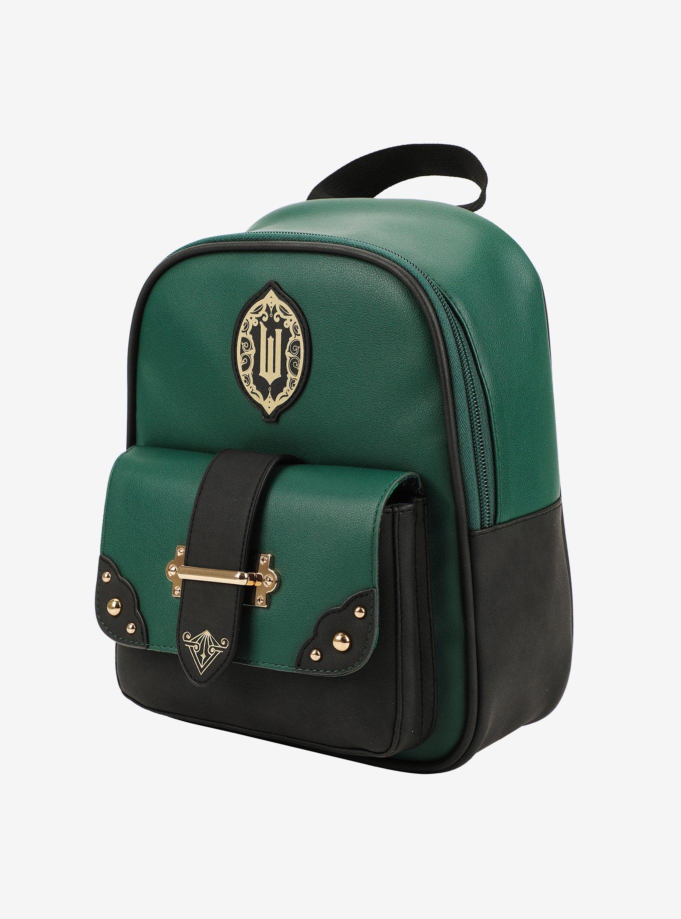 Wicked Green & Black Buckle Mini Backpack