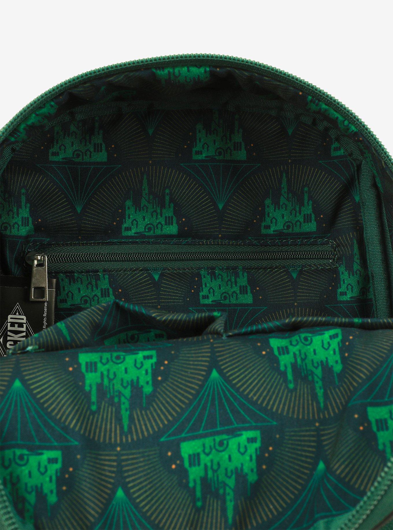 Wicked Green & Black Buckle Mini Backpack