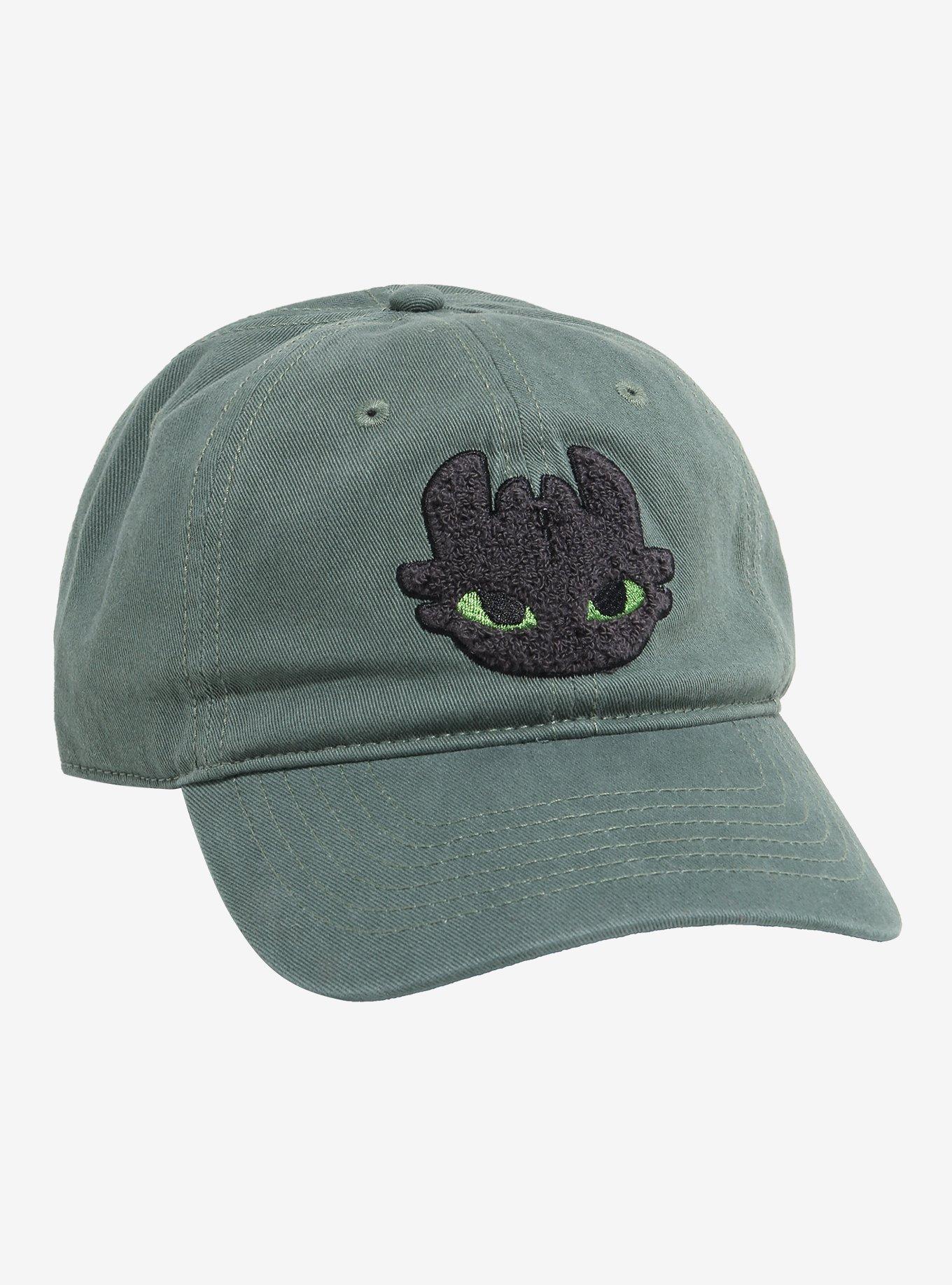 DreamWorks How to Train Your Dragon Toothless Chenille Patch Ball Cap - BoxLunch Exclusive, , hi-res