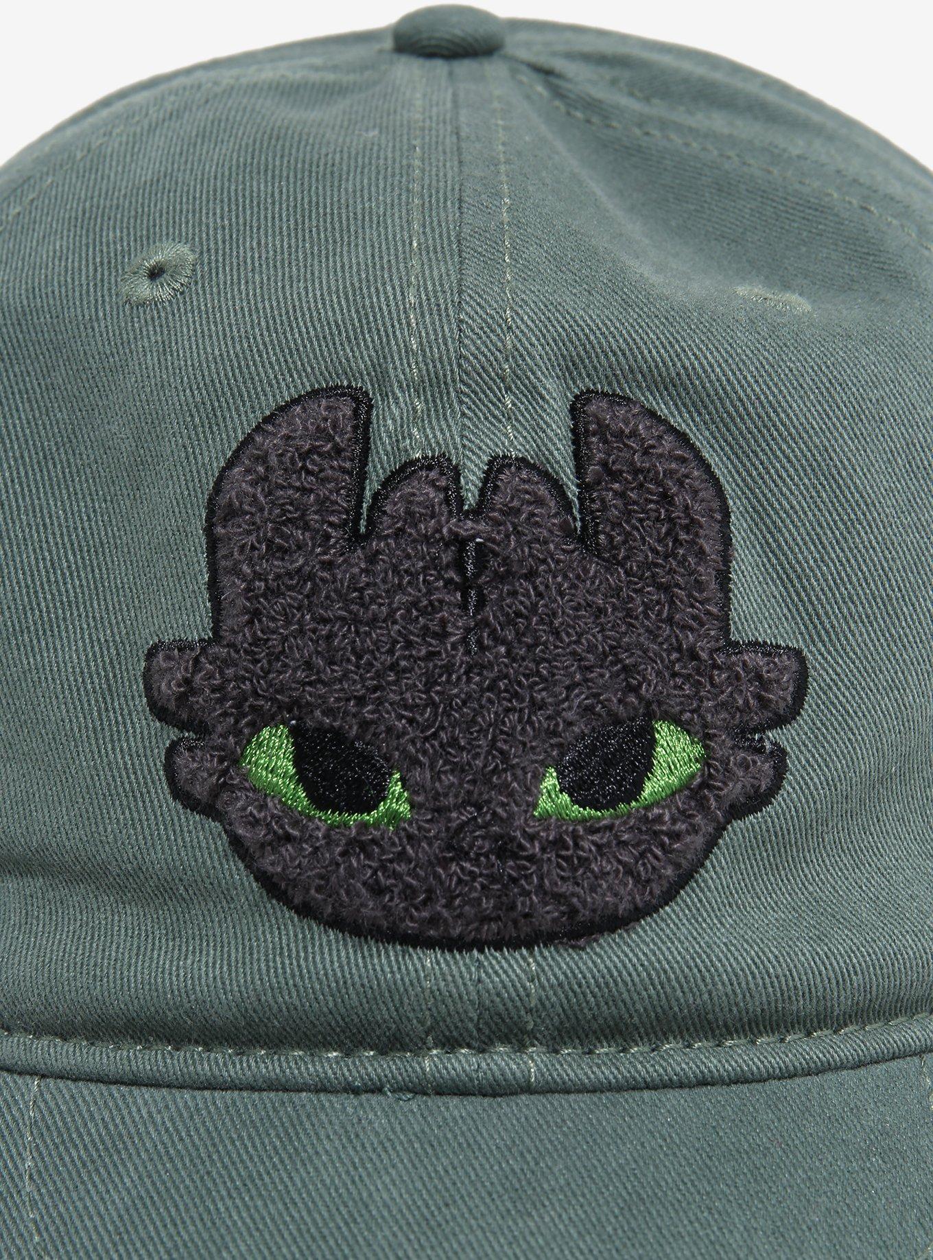 DreamWorks How to Train Your Dragon Toothless Chenille Patch Ball Cap - BoxLunch Exclusive, , alternate