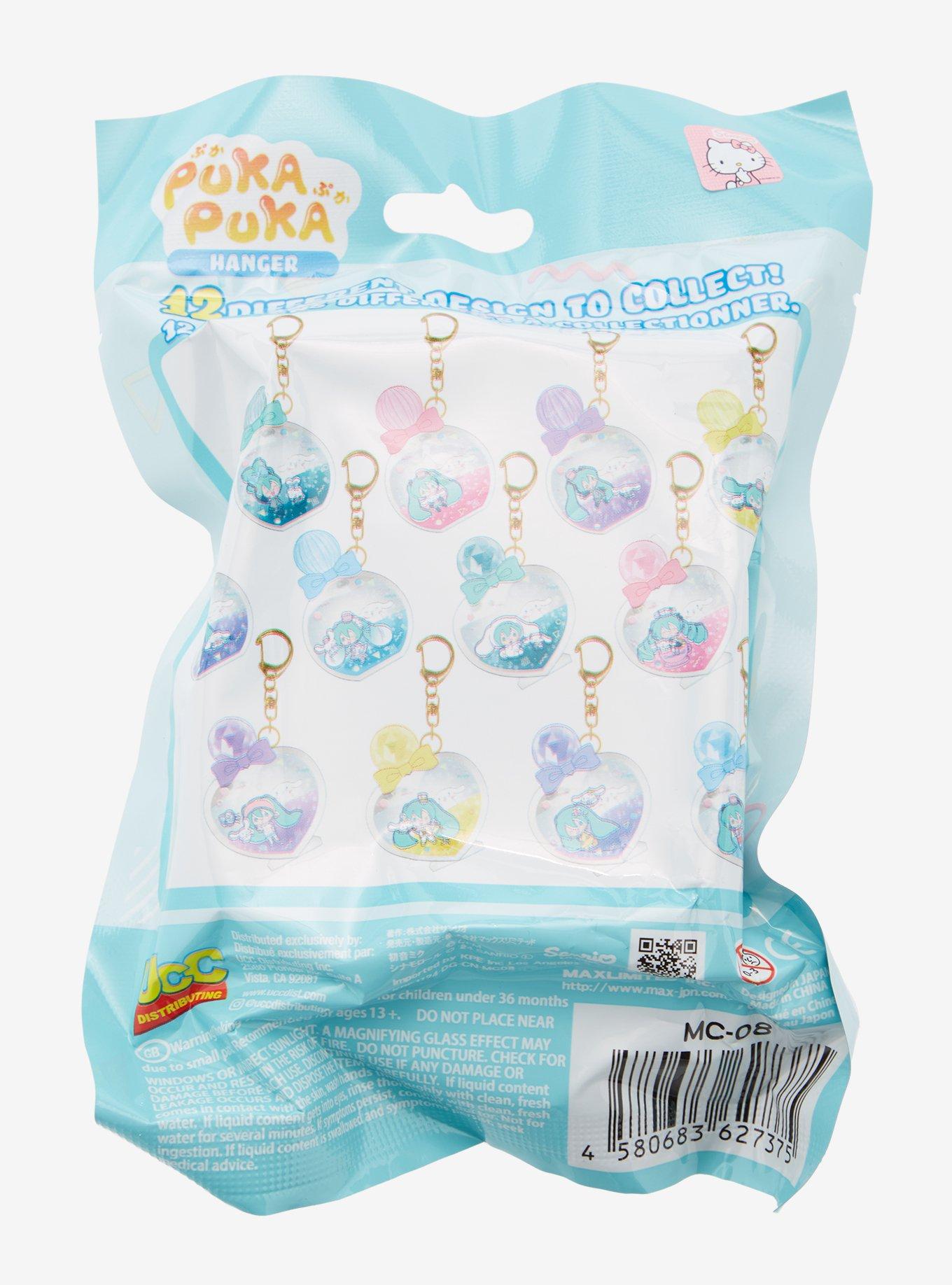 Puka Puka Hatsune Miku X Cinnamoroll Blind Bag Liquid Key Chain, , hi-res