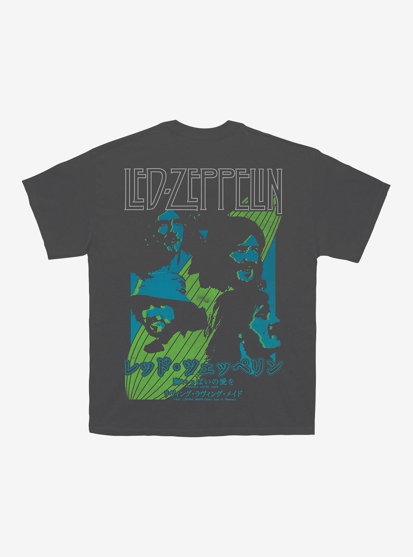 Led Zeppelin Japanese Text Two-Sided T-Shirt, , hi-res