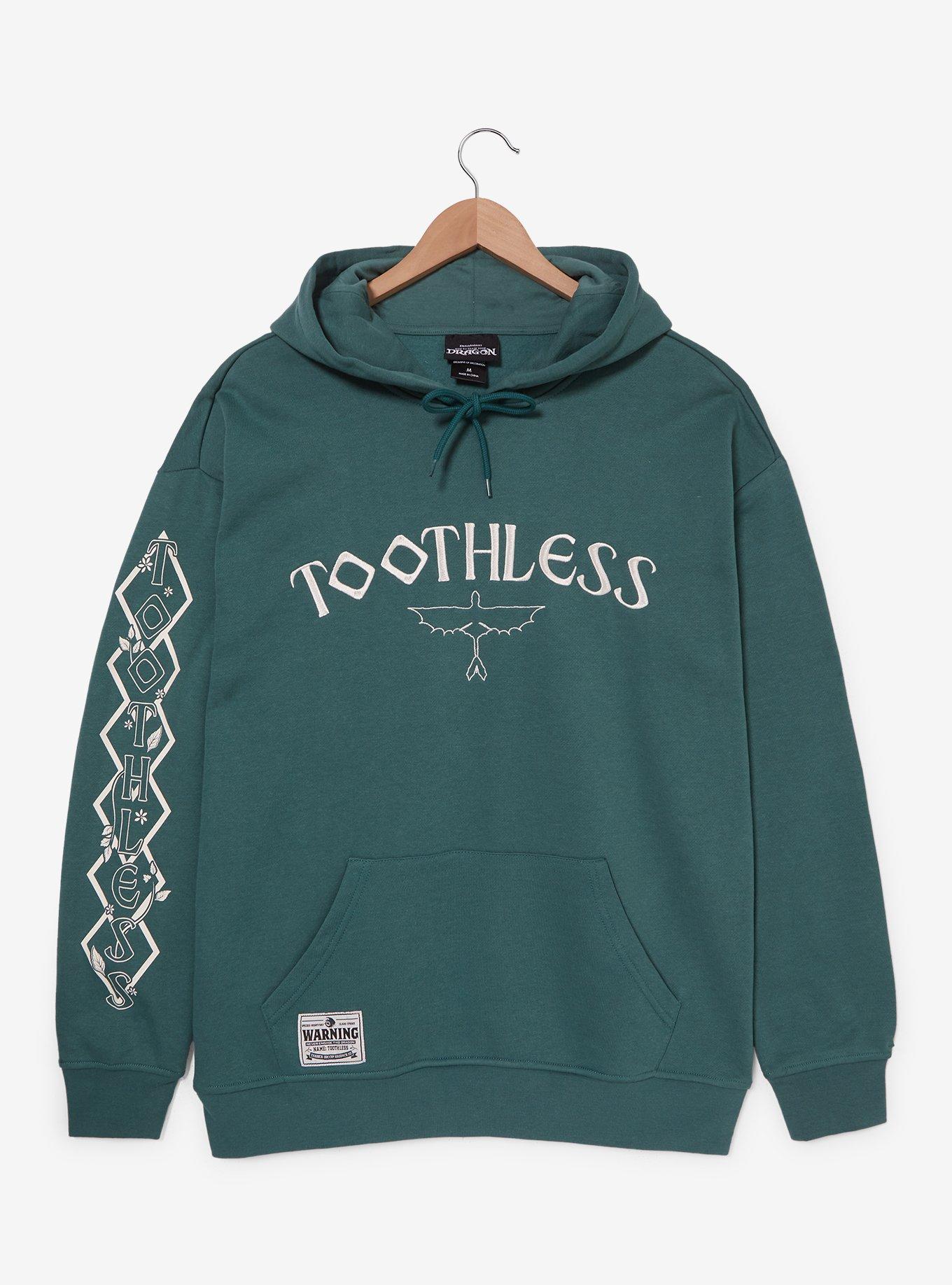 DreamWorks How to Train Your Dragon Toothless Tonal Portrait Hoodie - BoxLunch Exclusive, , hi-res