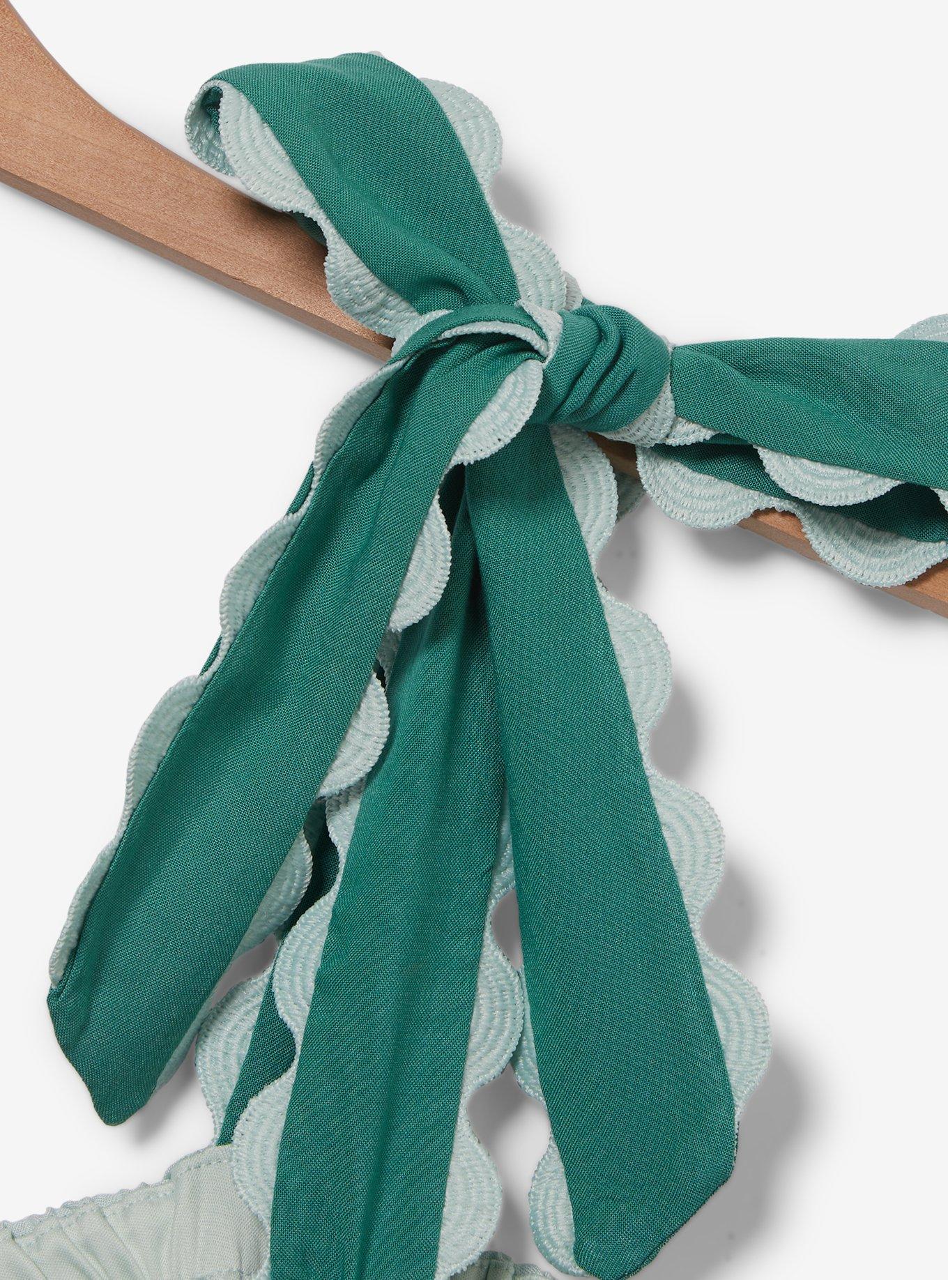 Studio Ghibli&reg; Kiki's Delivery Service Embroidered Floral Logo Women's Tank, SAGE, alternate