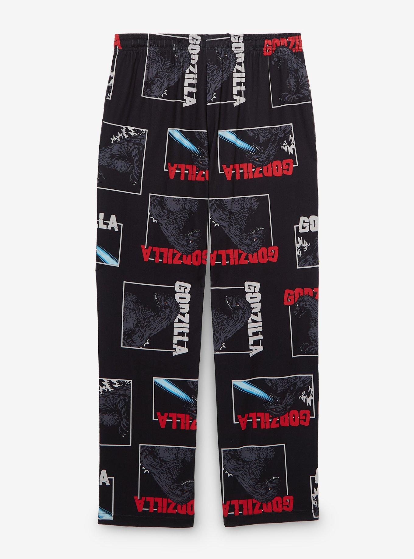 Godzilla Panel Portraits Allover Print Sleep Pants - BoxLunch Exclusive, , hi-res