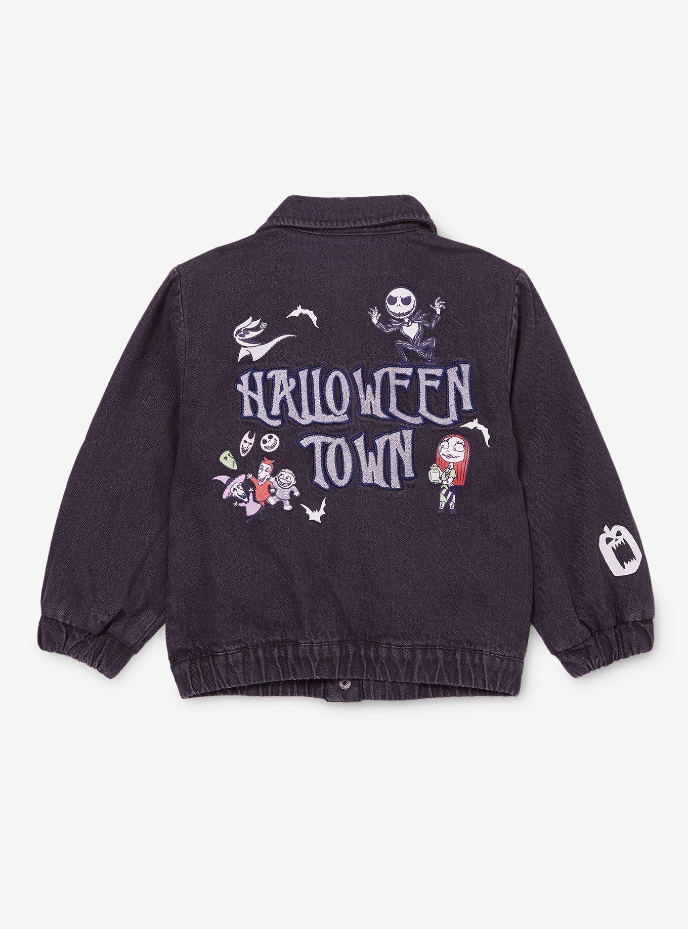 Disney The Nightmare Before Christmas Halloween Town Icons Toddler Denim Jacket - BoxLunch Exclusive, , hi-res
