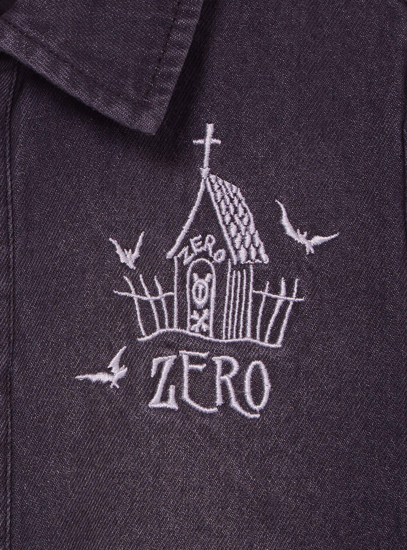 Disney The Nightmare Before Christmas Halloween Town Icons Toddler Denim Jacket - BoxLunch Exclusive, BLACK, alternate