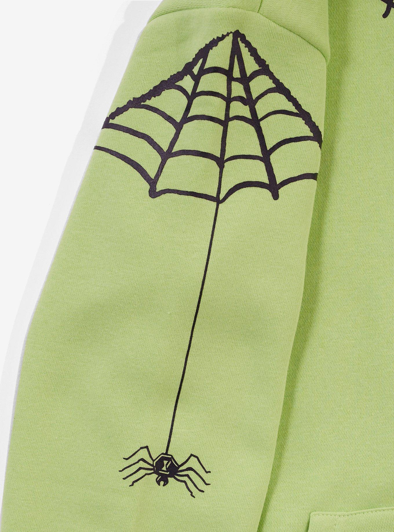 Disney The Nightmare Before Christmas Oogie Boogie Color Block Youth Hoodie - BoxLunch Exclusive, GREEN, alternate