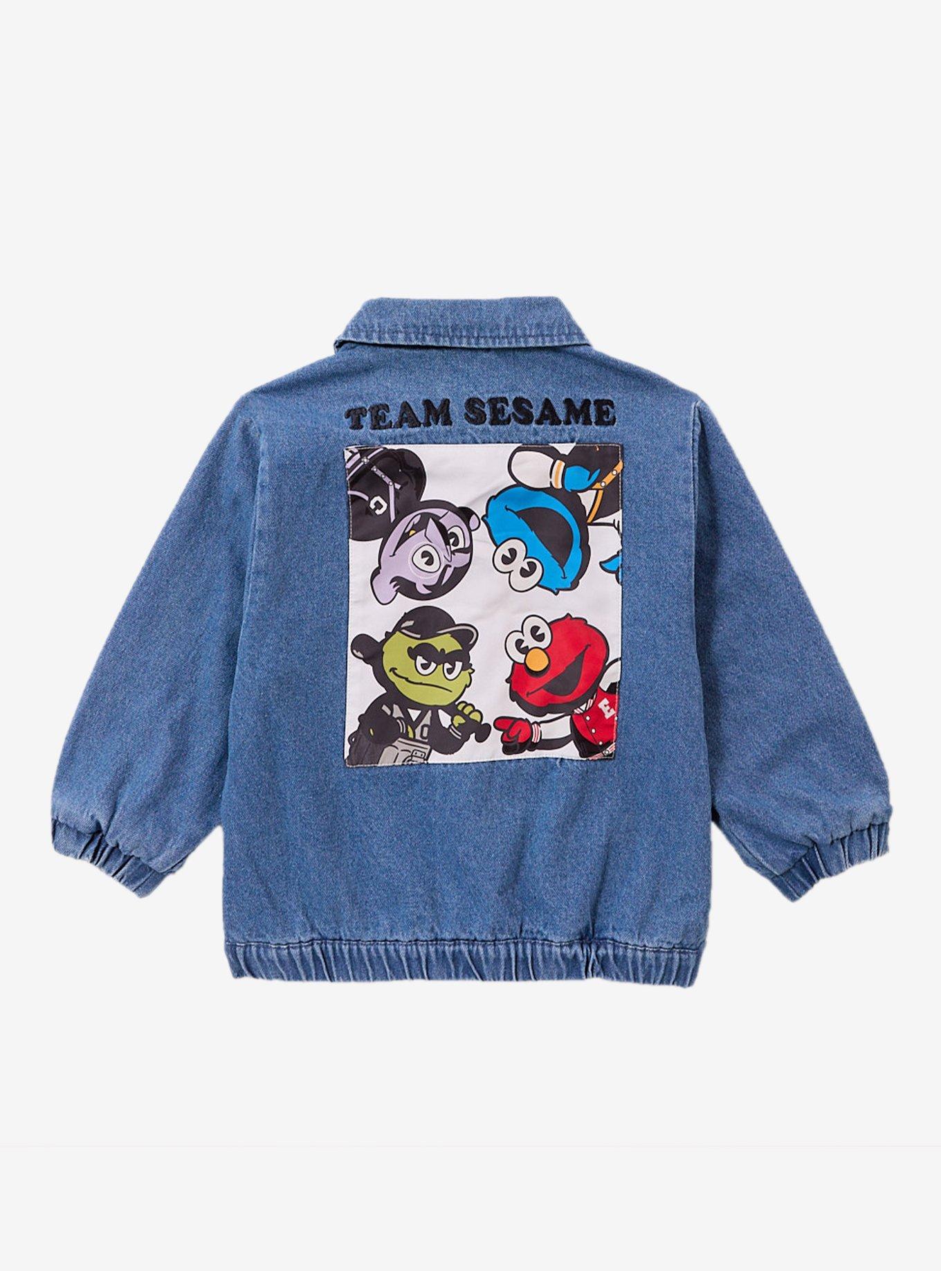 Sesame Street Toddler Denim Jacket — BoxLunch Exclusive, , hi-res