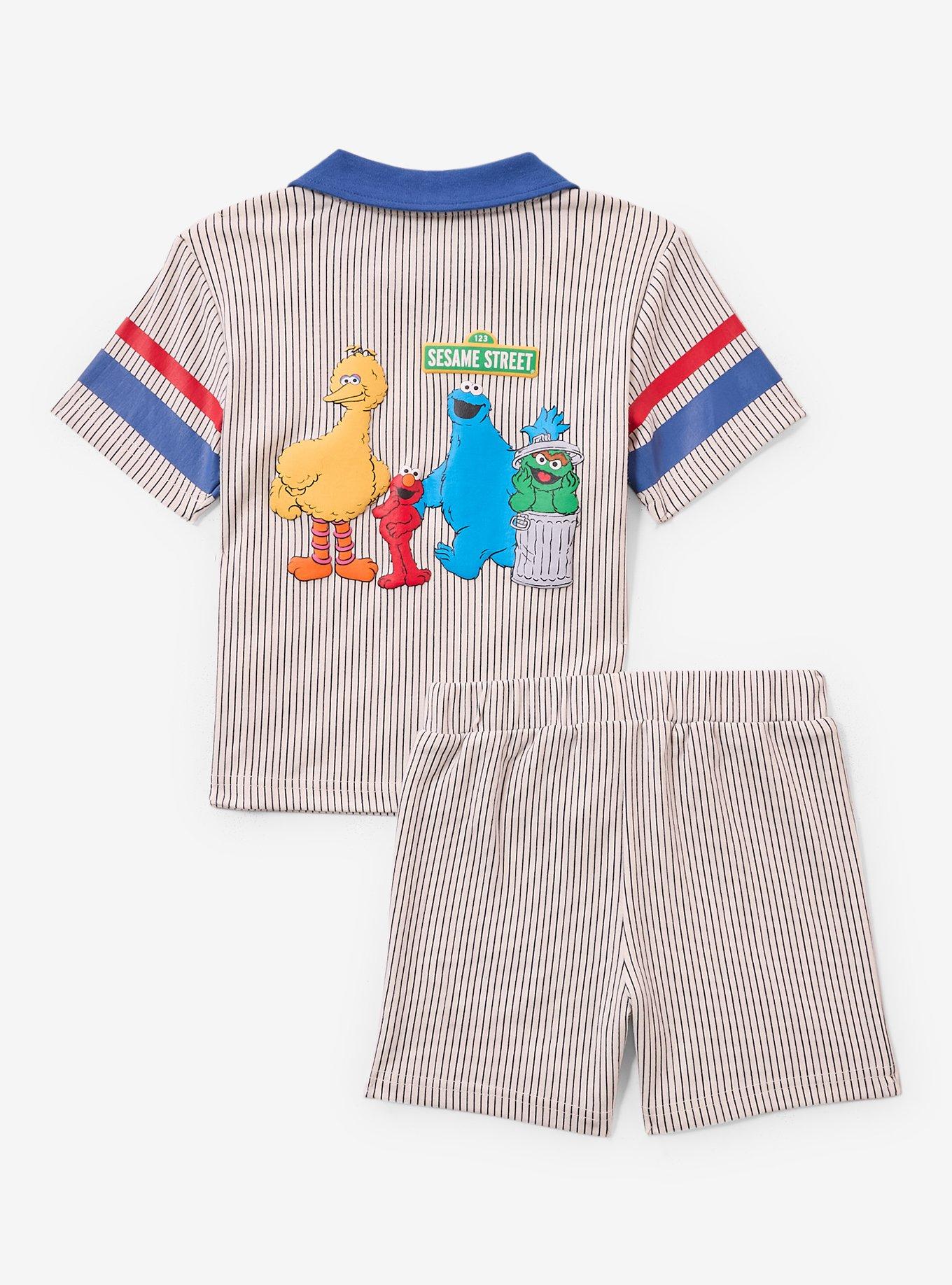Sesame Street Elmo Toddler Shirt and Shorts Set — BoxLunch Exclusive, BLUE, alternate
