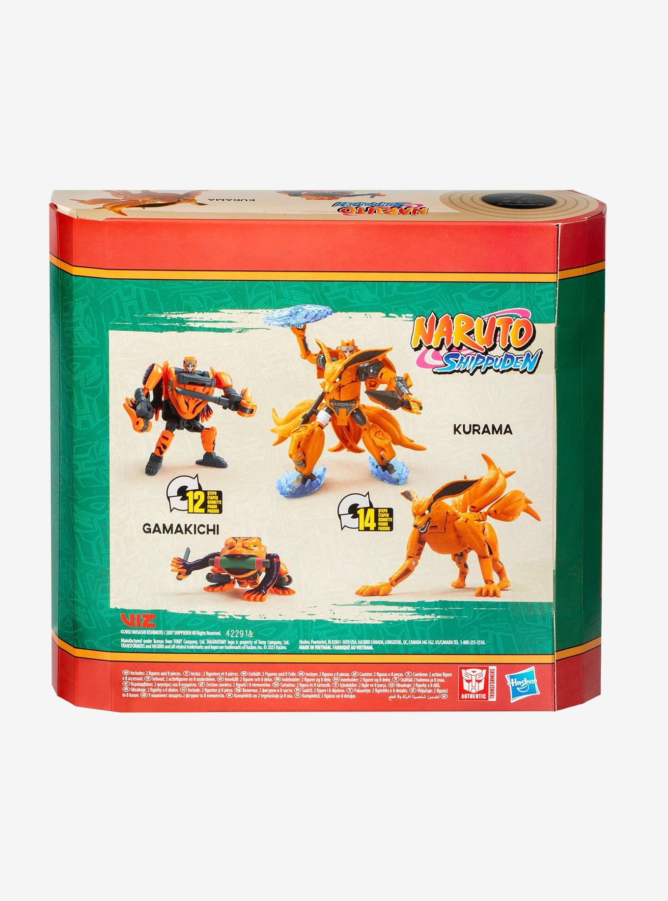 Transformers Collaborative Naruto Shippuden X Transformers Kurama & Gamakichi Figure Set, , alternate