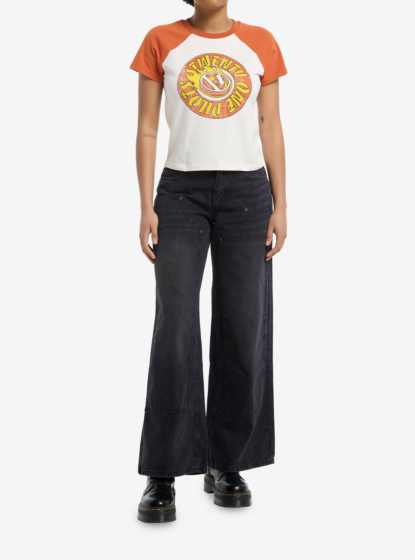 Twenty One Pilots Flame Girls Raglan Baby T-Shirt, , hi-res