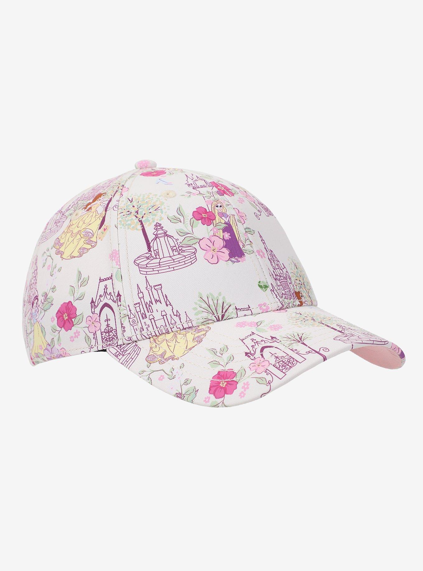 Disney Princess Castles Floral Baseball Cap, , hi-res