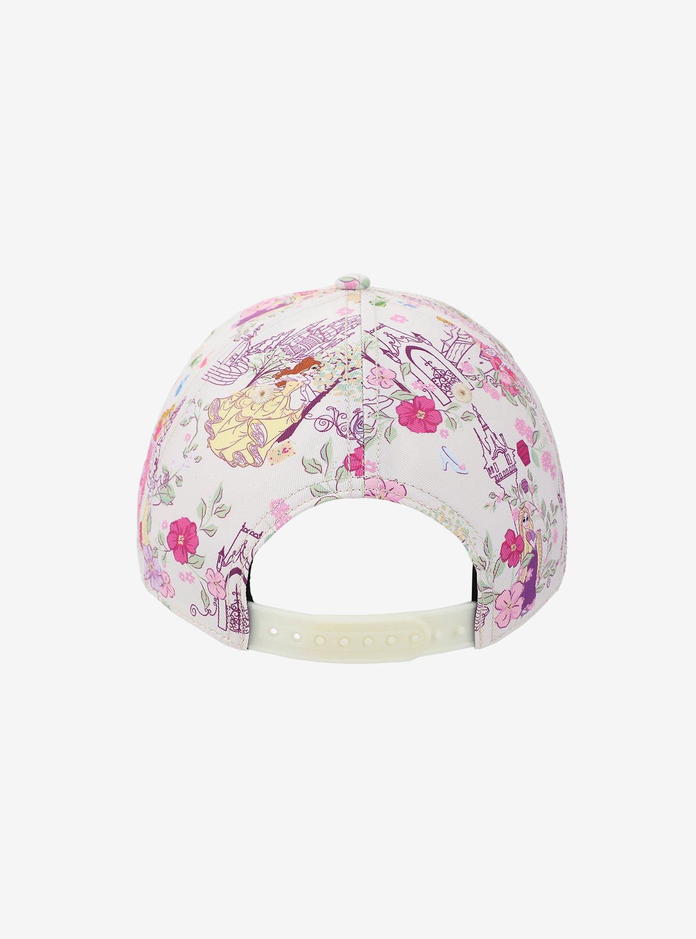 Disney Princess Castles Floral Baseball Cap, , alternate