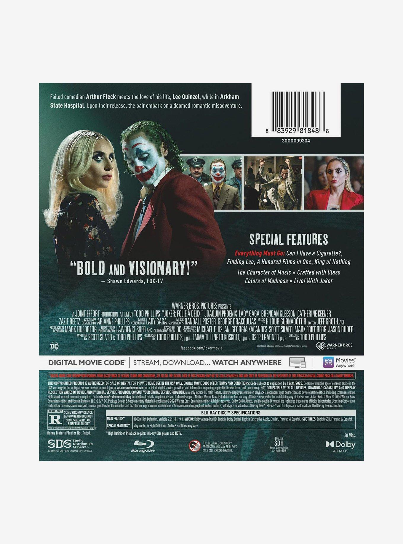 Joker: Folie À Deux (Blu-Ray + Digital) Blu-Ray, , alternate