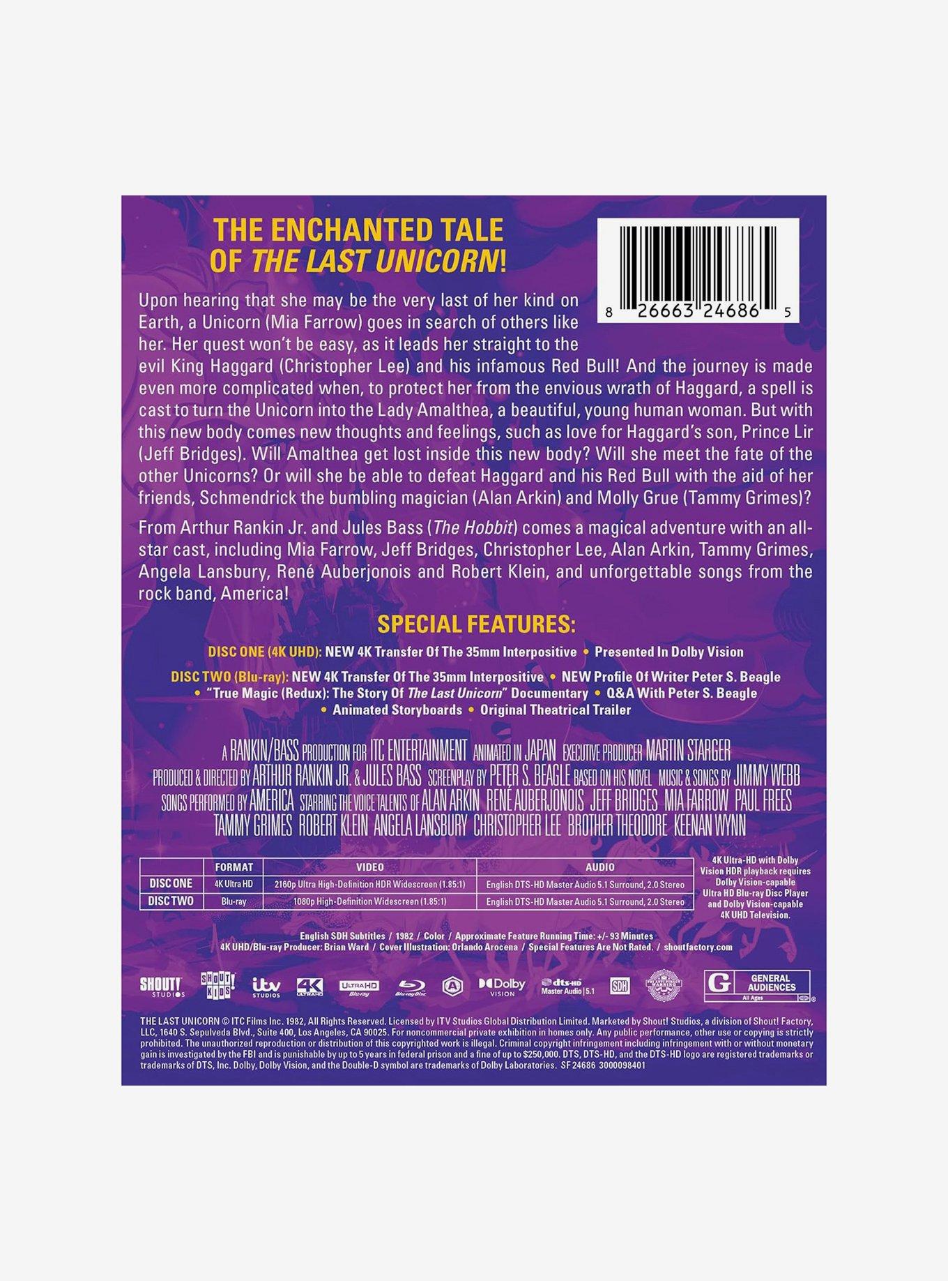 The Last Unicorn Ultra HD, , alternate
