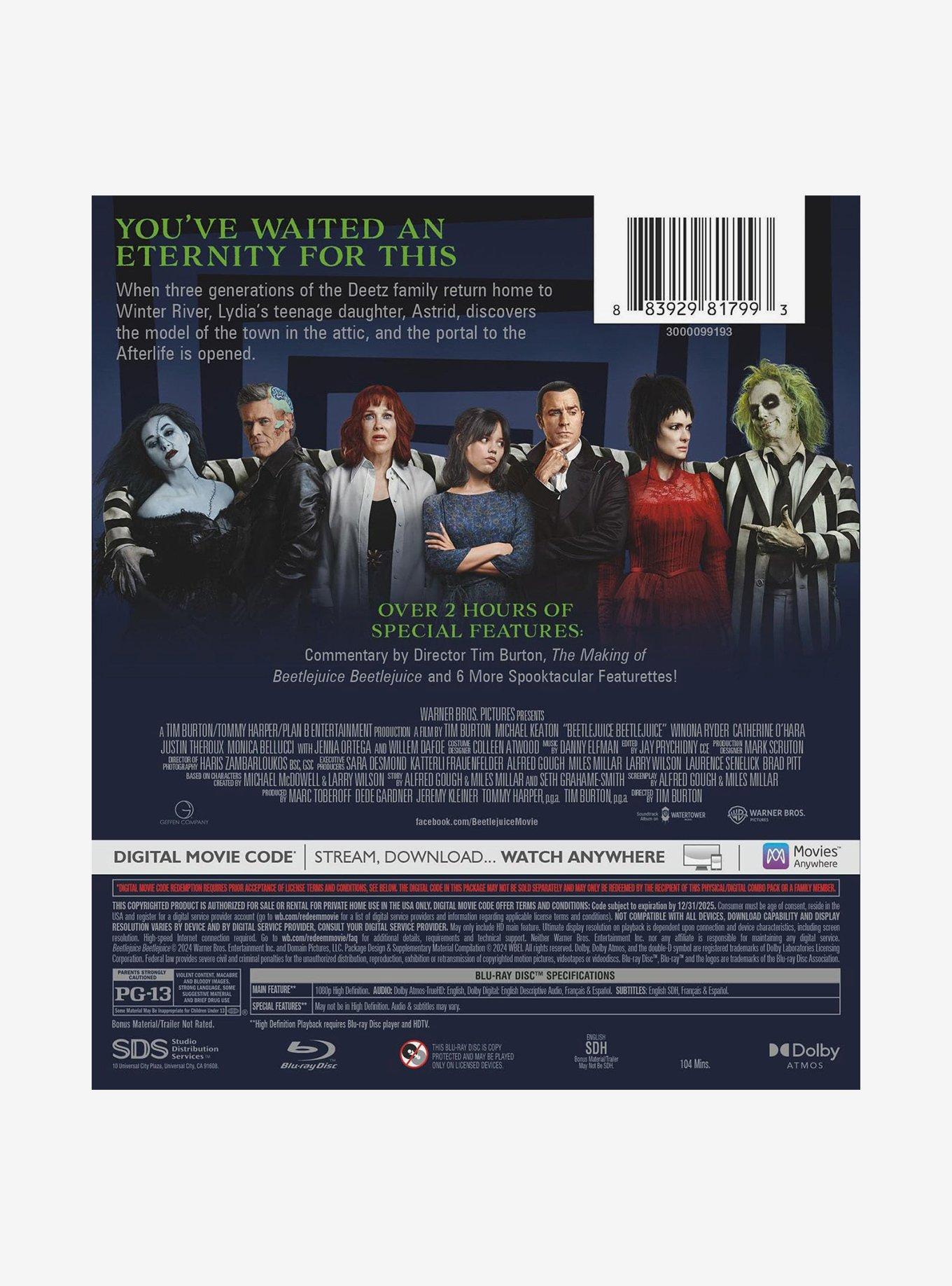 Beetlejuice Beetlejuice Blu-Ray, , alternate