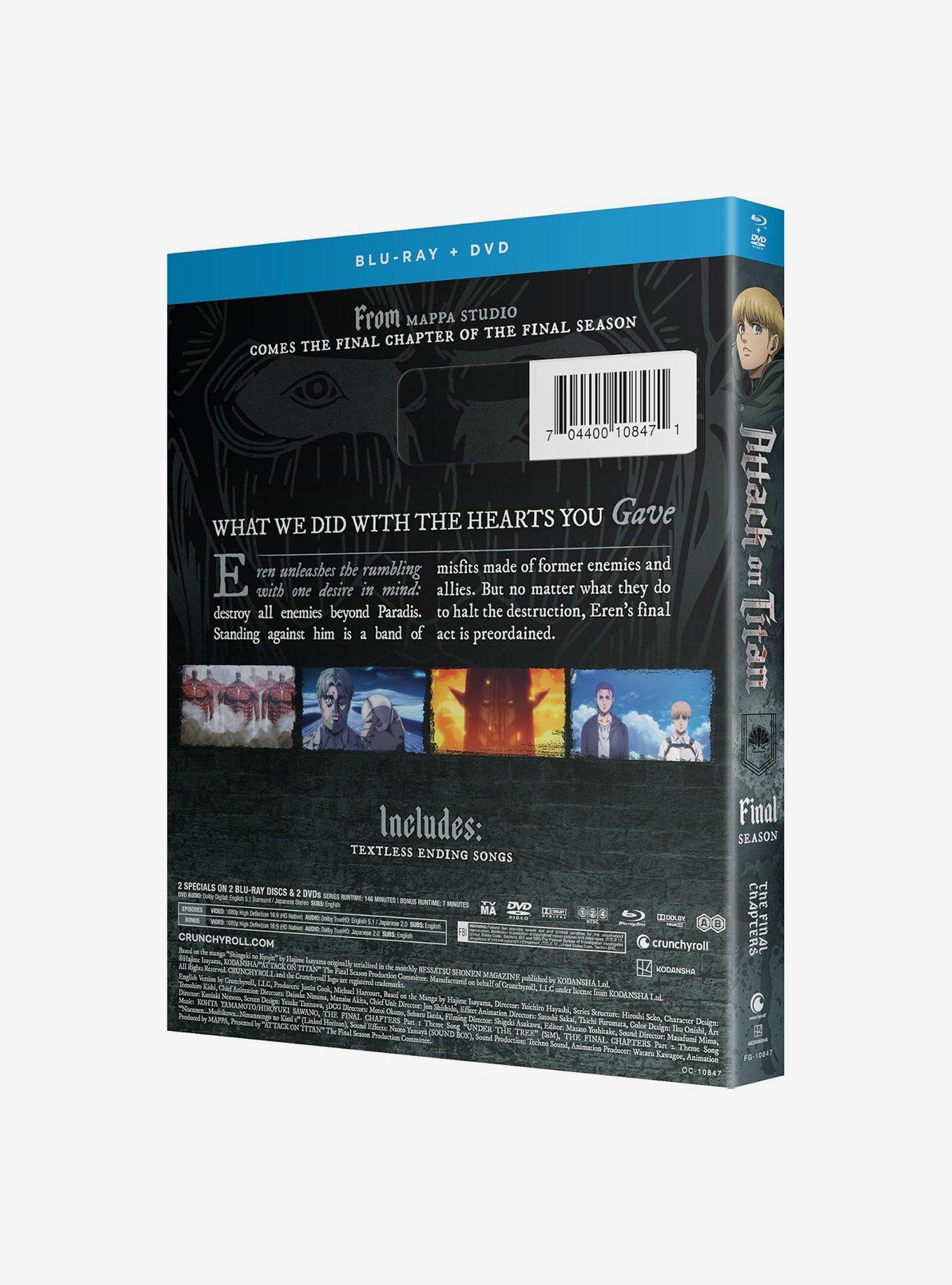 Attack On Titan: Final Season The Final Chapters (Part 3) Blu-Ray, , alternate