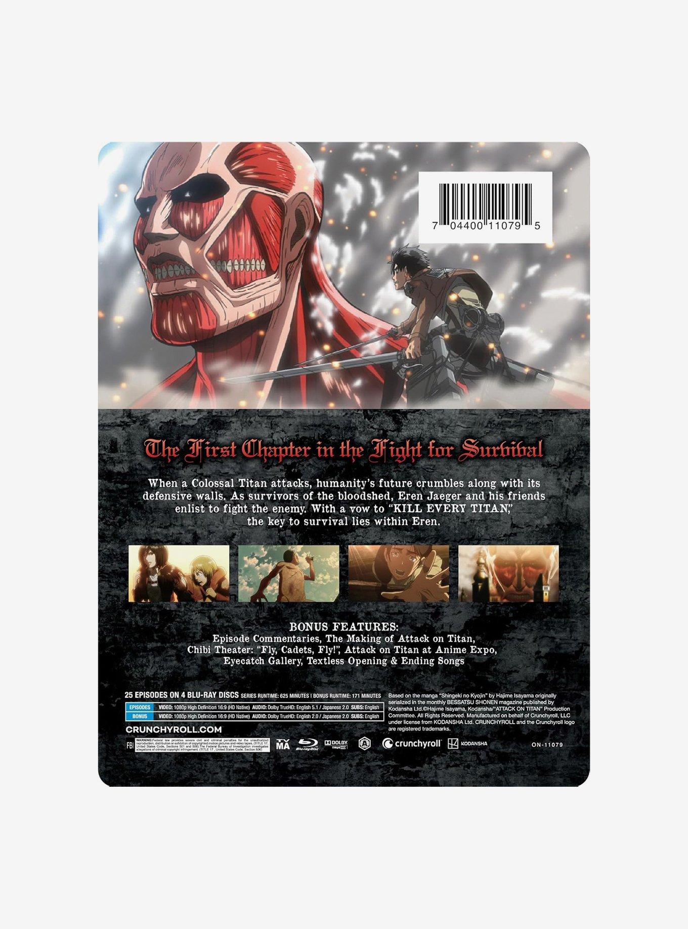 Attack On Titan: Season 1 Complete Blu-Ray, , alternate