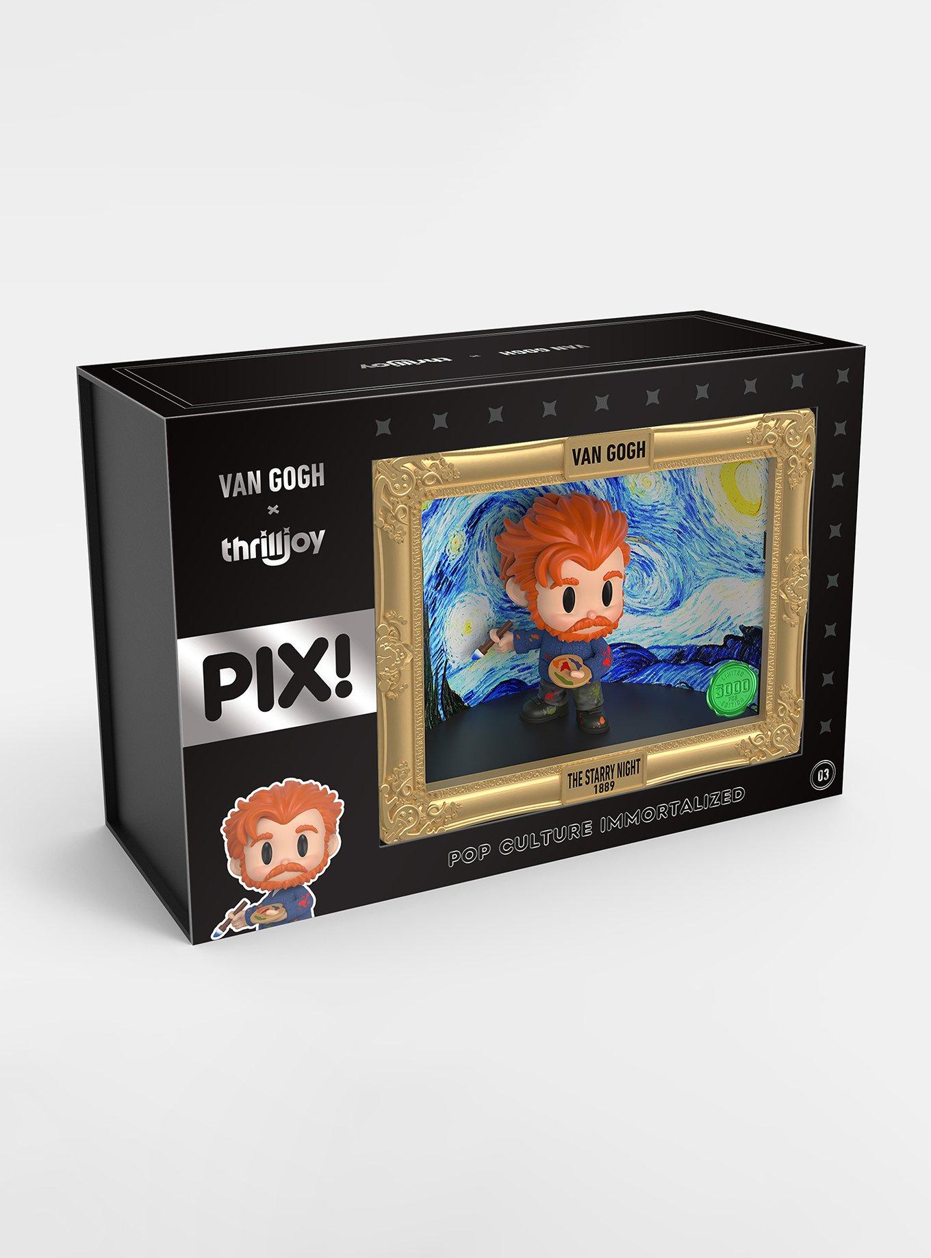 Thrilljoy Van Gogh Pix! The Starry Night Premium Collectible Figure, , alternate