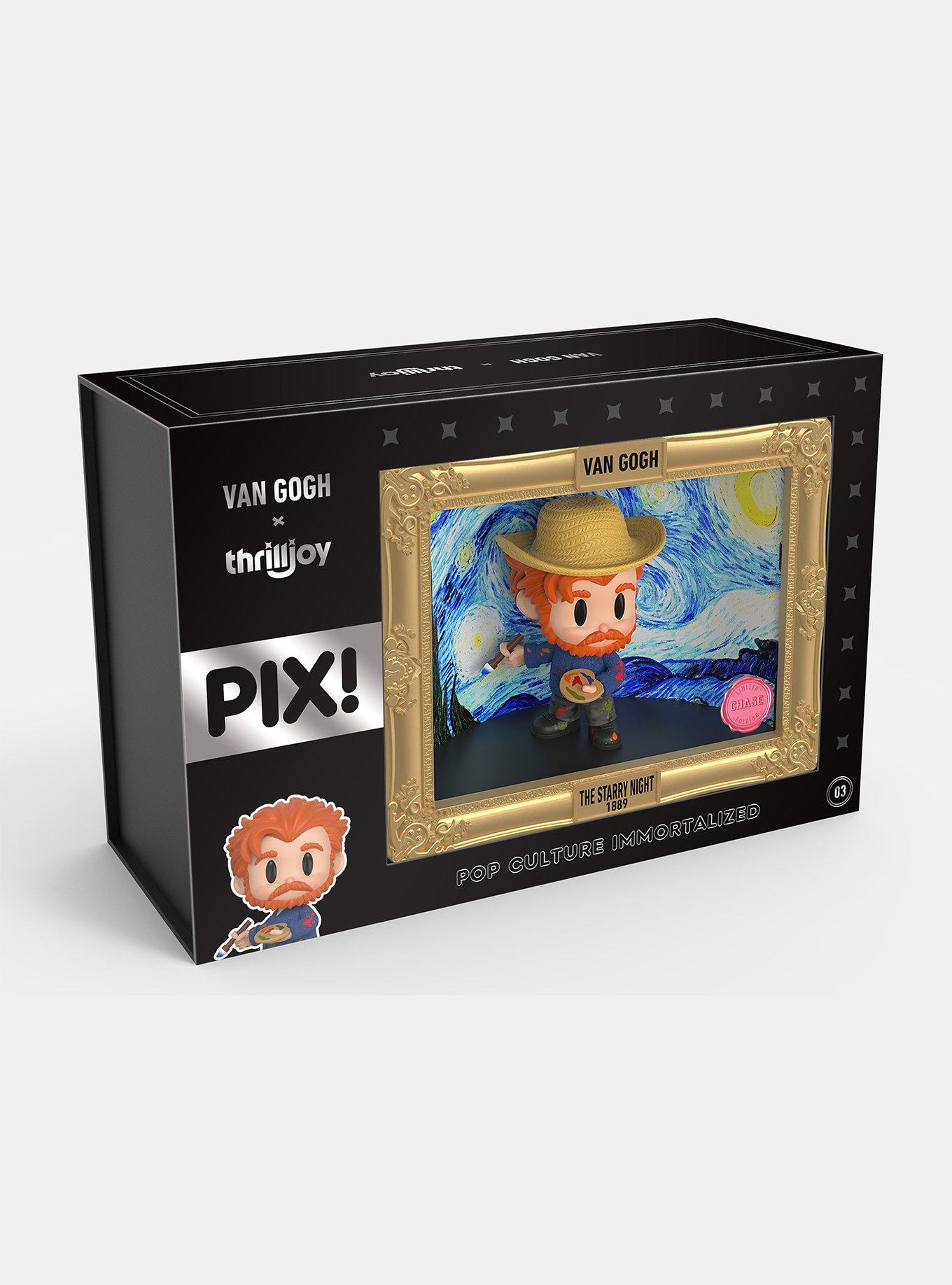 Thrilljoy Van Gogh Pix! The Starry Night Premium Collectible Figure, , alternate