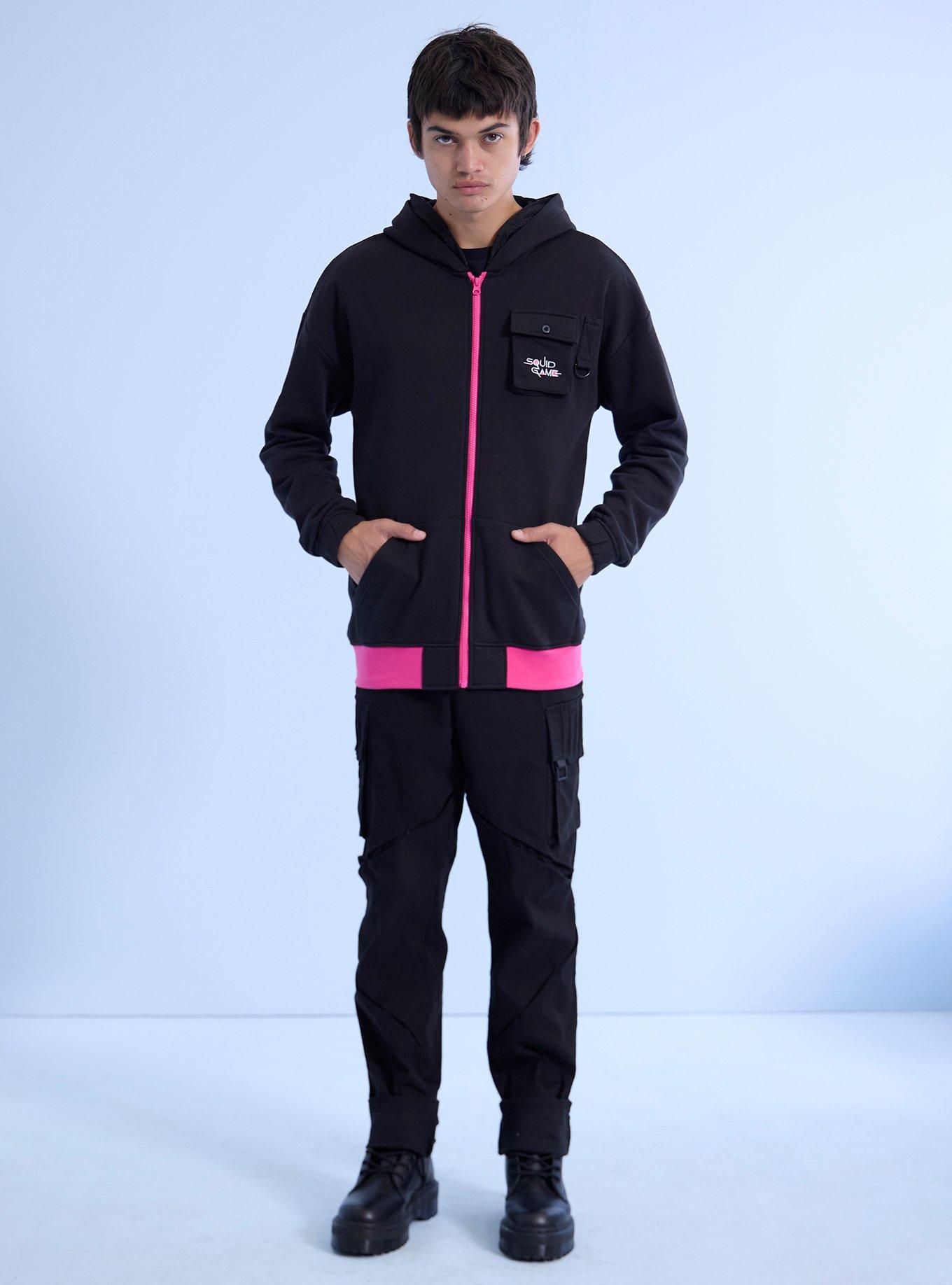 Squid Game Black Square Guard Hoodie, , hi-res
