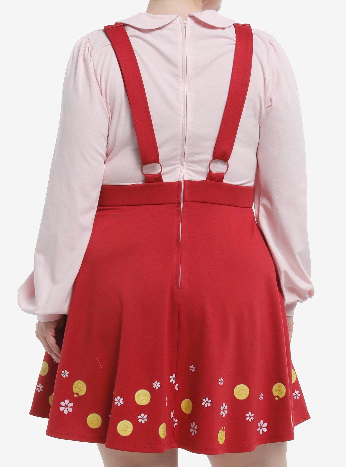 Squid Game Young-Hee Faux Twofer Dress Plus Size, MULTI, alternate