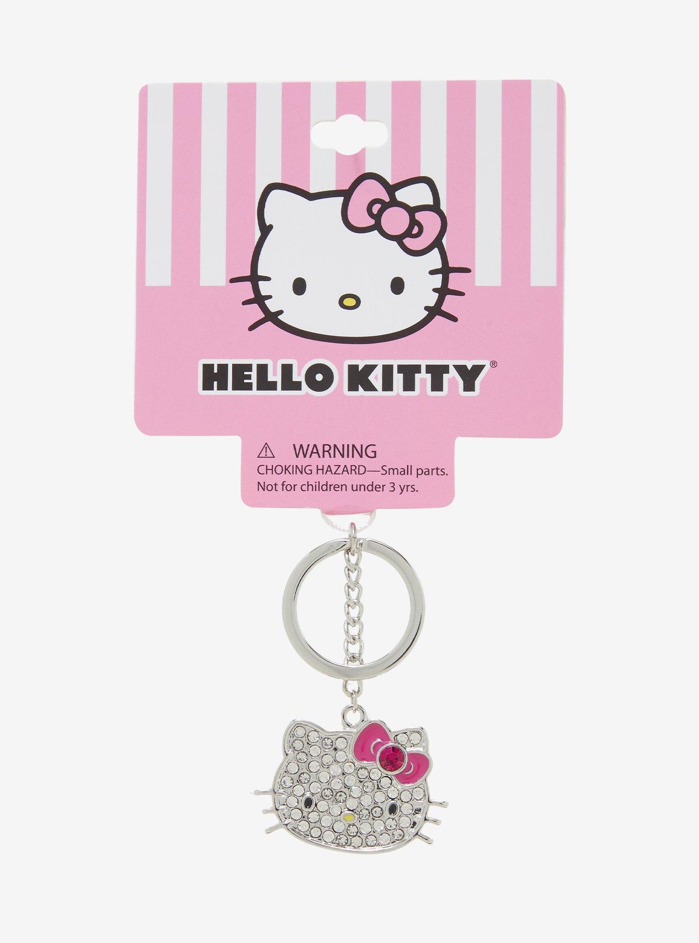 Hello Kitty Rhinestone Key Chain, , hi-res