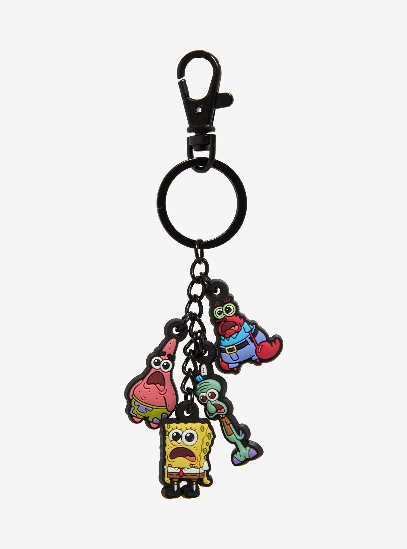 SpongeBob SquarePants Amazed Characters Key Chain, , hi-res