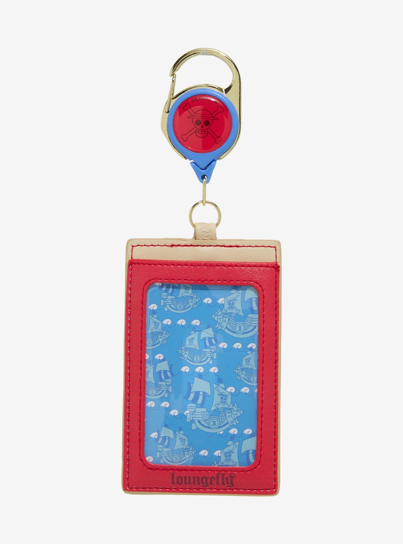 Loungefly One Piece Jolly Roger Waves Retractable Lanyard - BoxLunch Exclusive, , hi-res