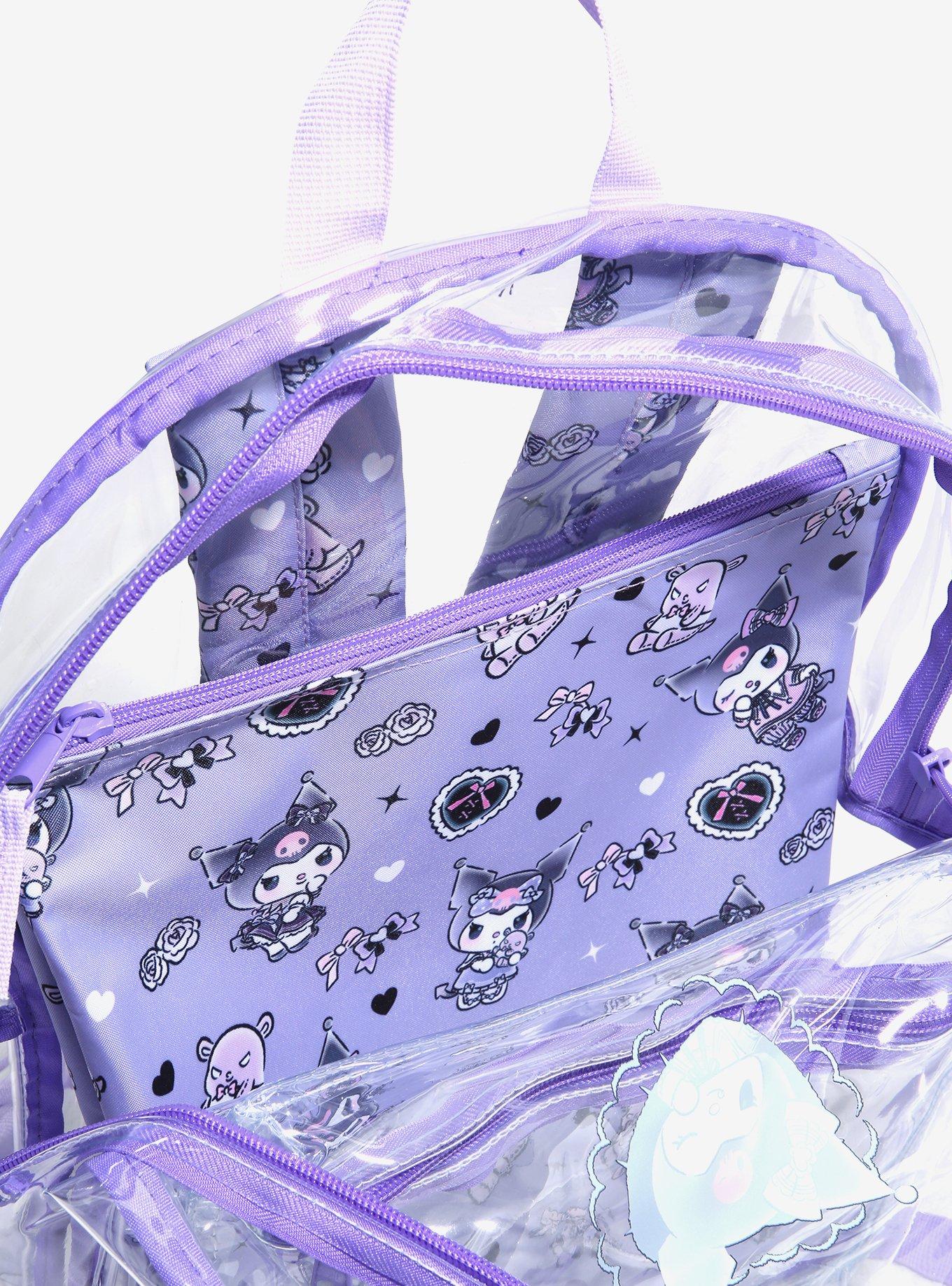 Kuromi Lolita Clear Backpack, , alternate