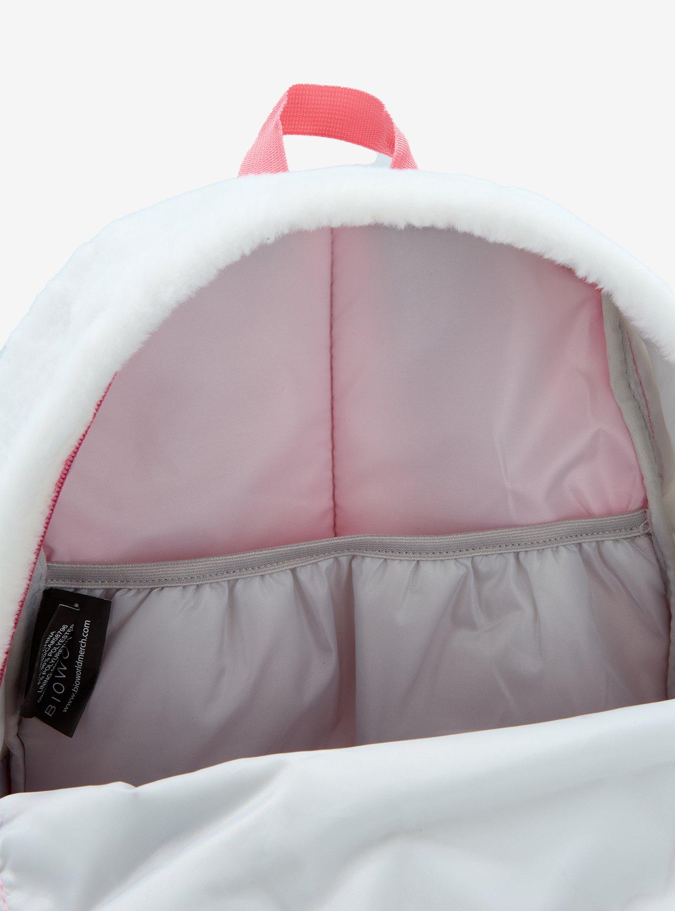 Hello Kitty Kawaii Fuzzy Backpack, , alternate
