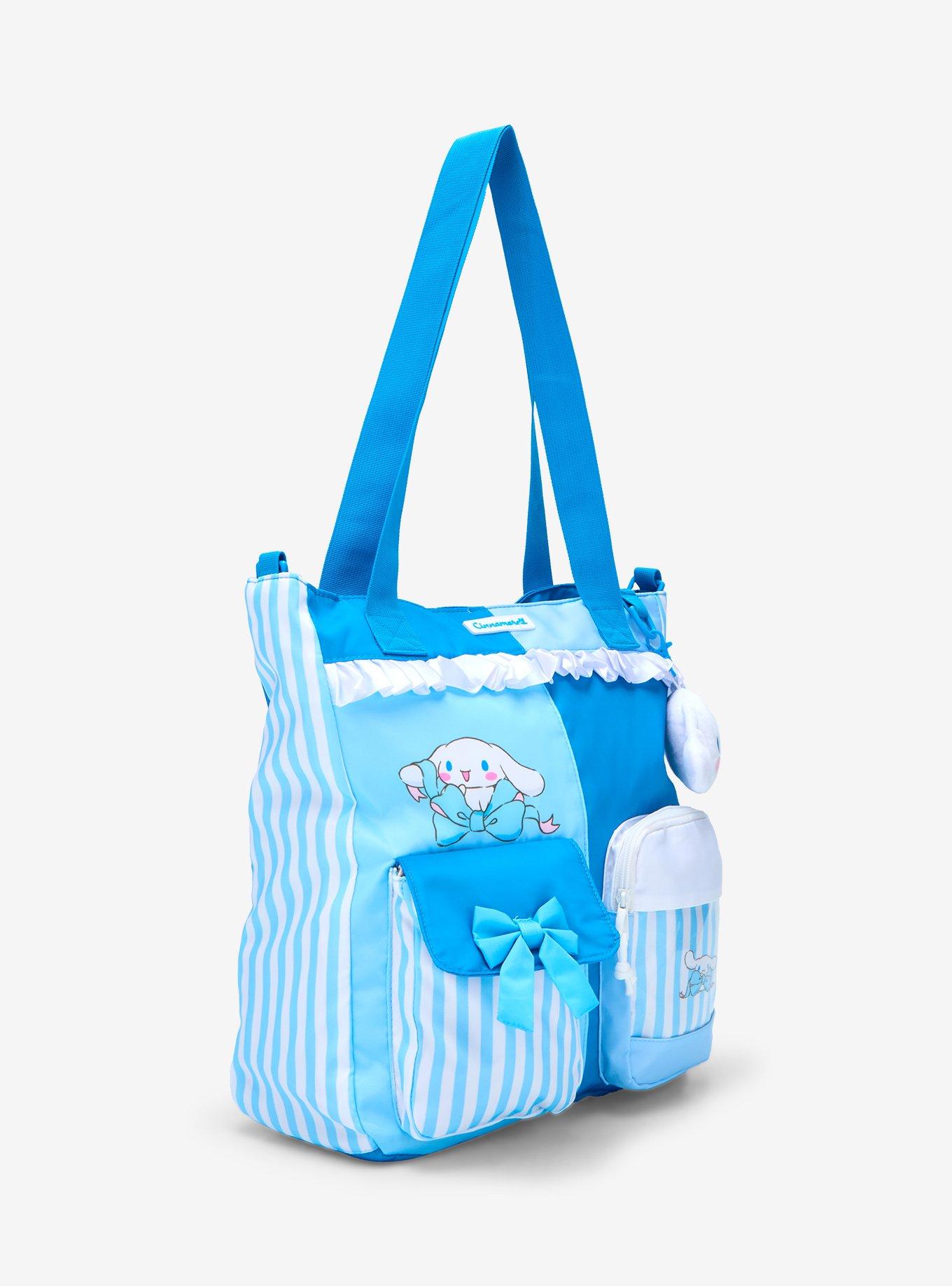 Cinnamoroll Stripe Ribbon Cargo Tote Bag, , hi-res