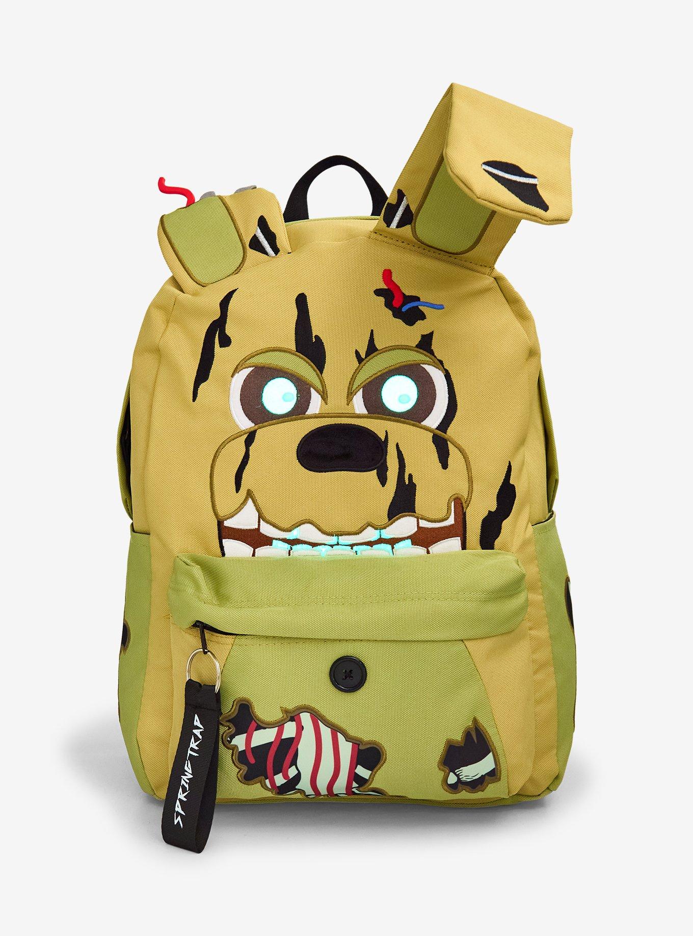 Five Nights At Freddy's Springtrap Glow-In-The-Dark Figural Backpack, , hi-res