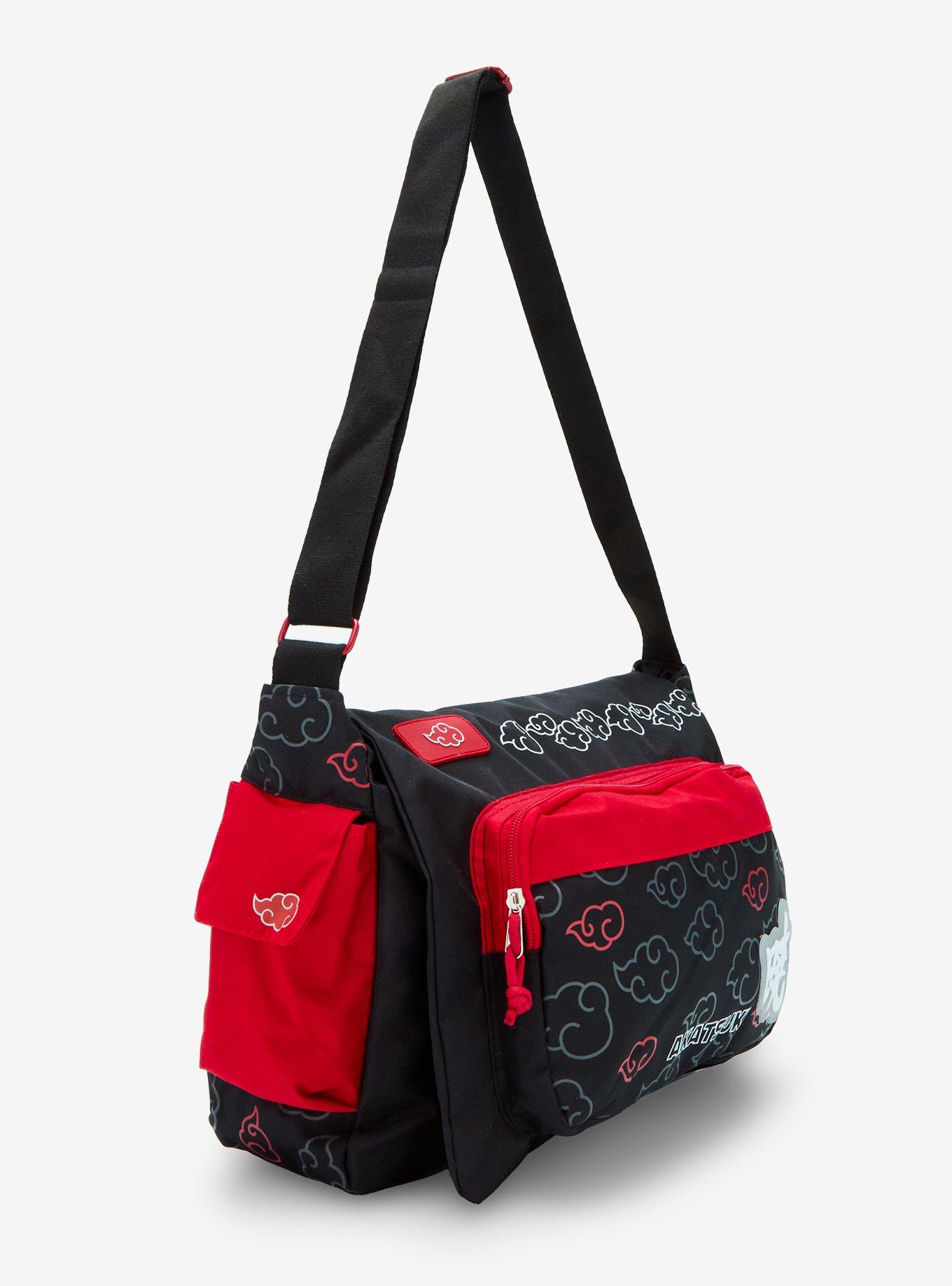 Naruto Shippuden Akatsuki Messenger Bag, , hi-res