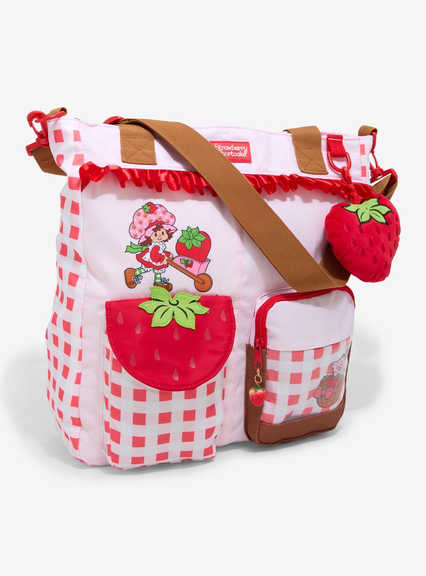 Strawberry Shortcake Ruffle Padded Tote Bag, , hi-res