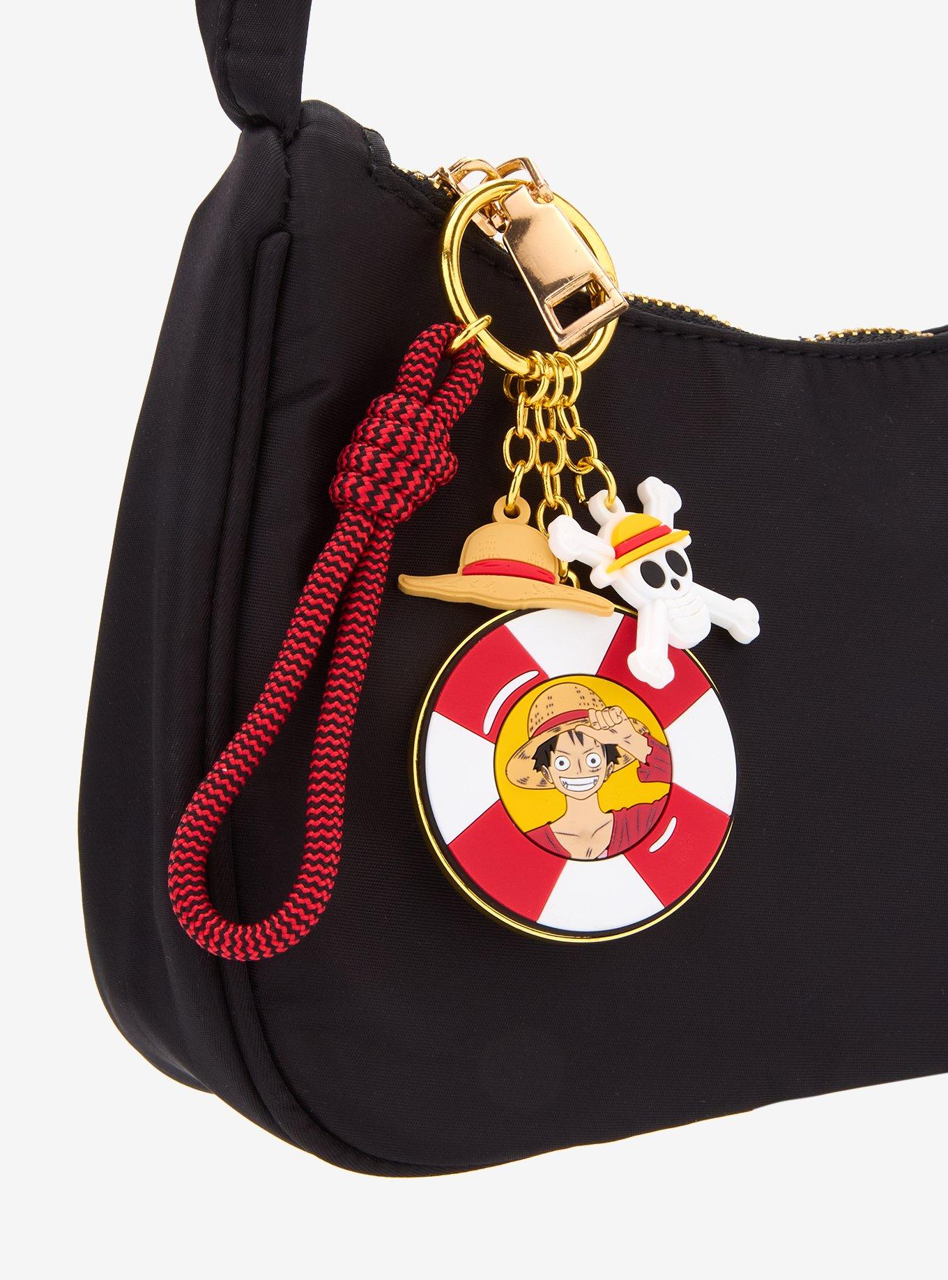 One Piece Monkey D. Luffy Life Preserver Multi-Charm Keychain - BoxLunch Exclusive, , hi-res